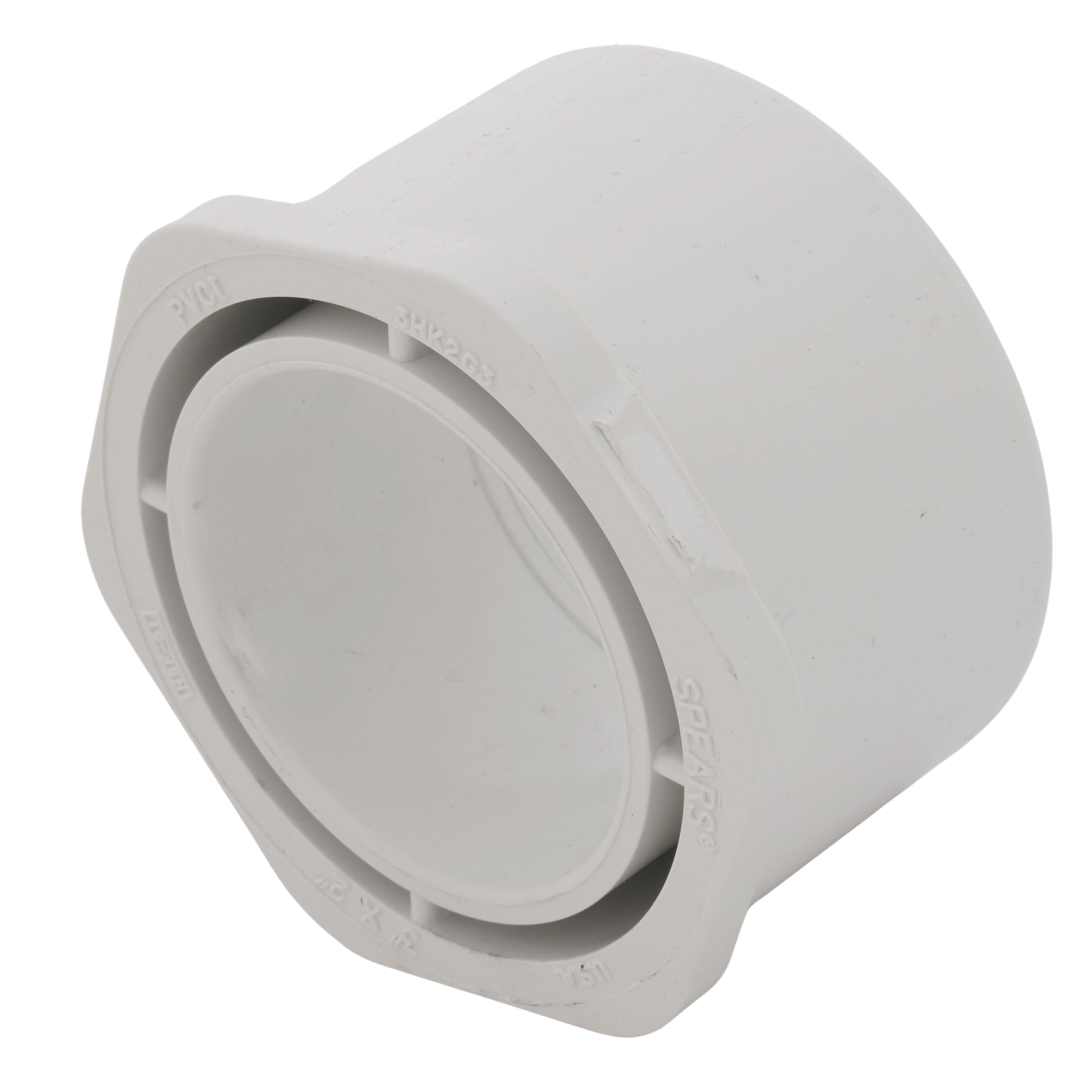 SPEARS VALVES 437-338 Reducer Bushing, Spigot x Socket, Schedule 40, 3 x 2 Size, PVC | BU7HNV