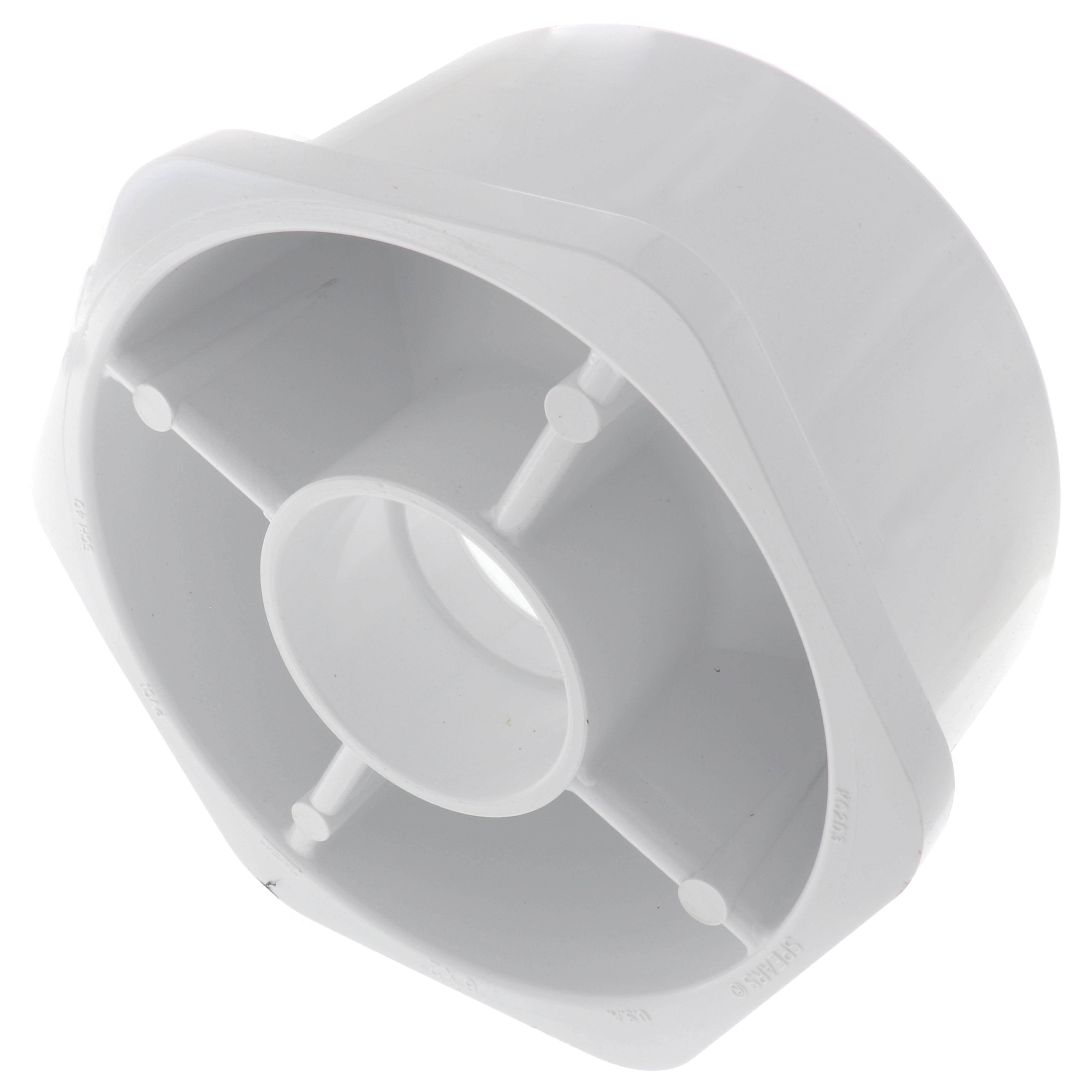 SPEARS VALVES 437-528 Reducer Bushing, Spigot x Socket, Schedule 40, 6 x 2 Size, PVC | BU7KNG
