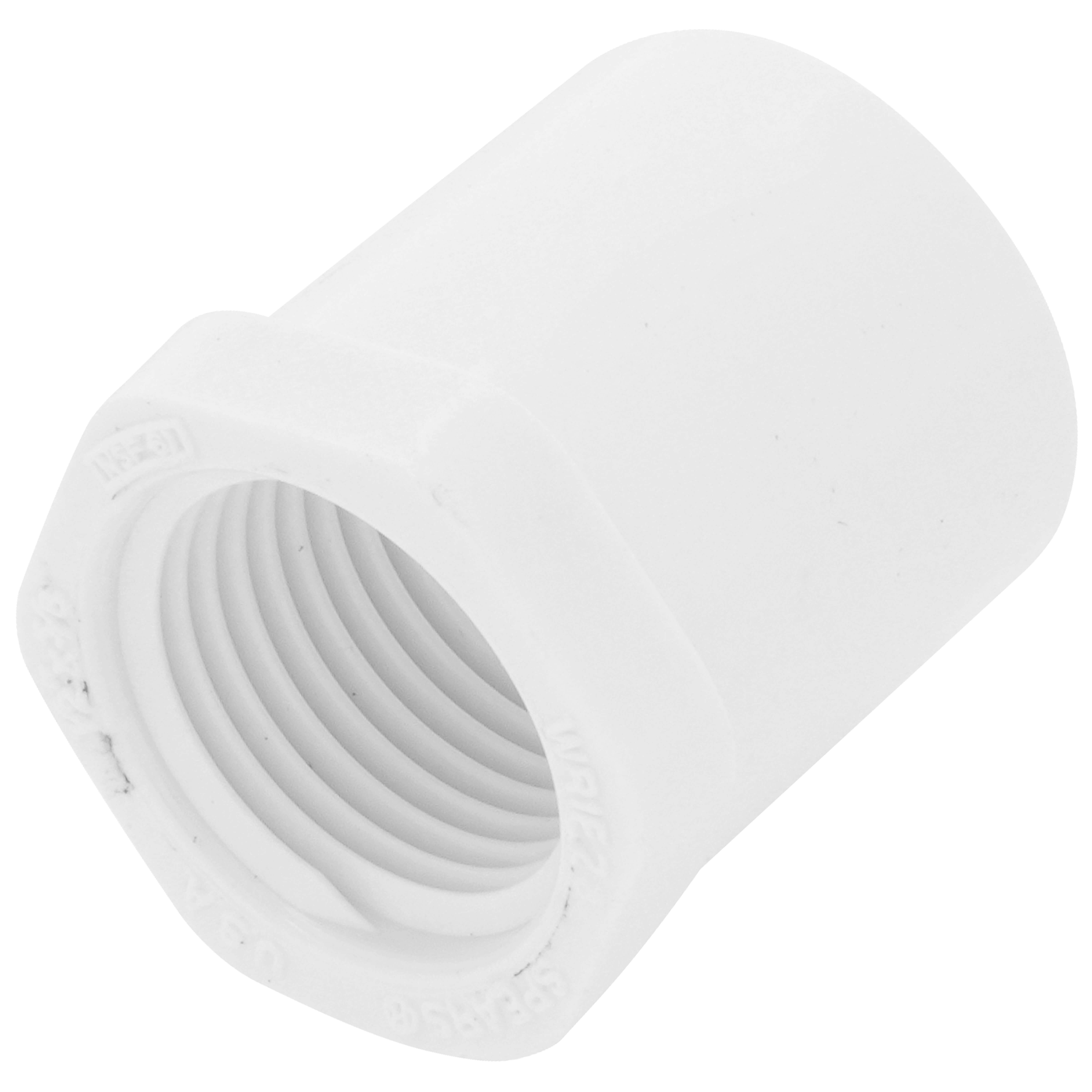 SPEARS VALVES 438-073 Reducer Bushing, Spigot x FPT, Schedule 40, 1/2 x 3/8 Size, PVC | BU7JJG