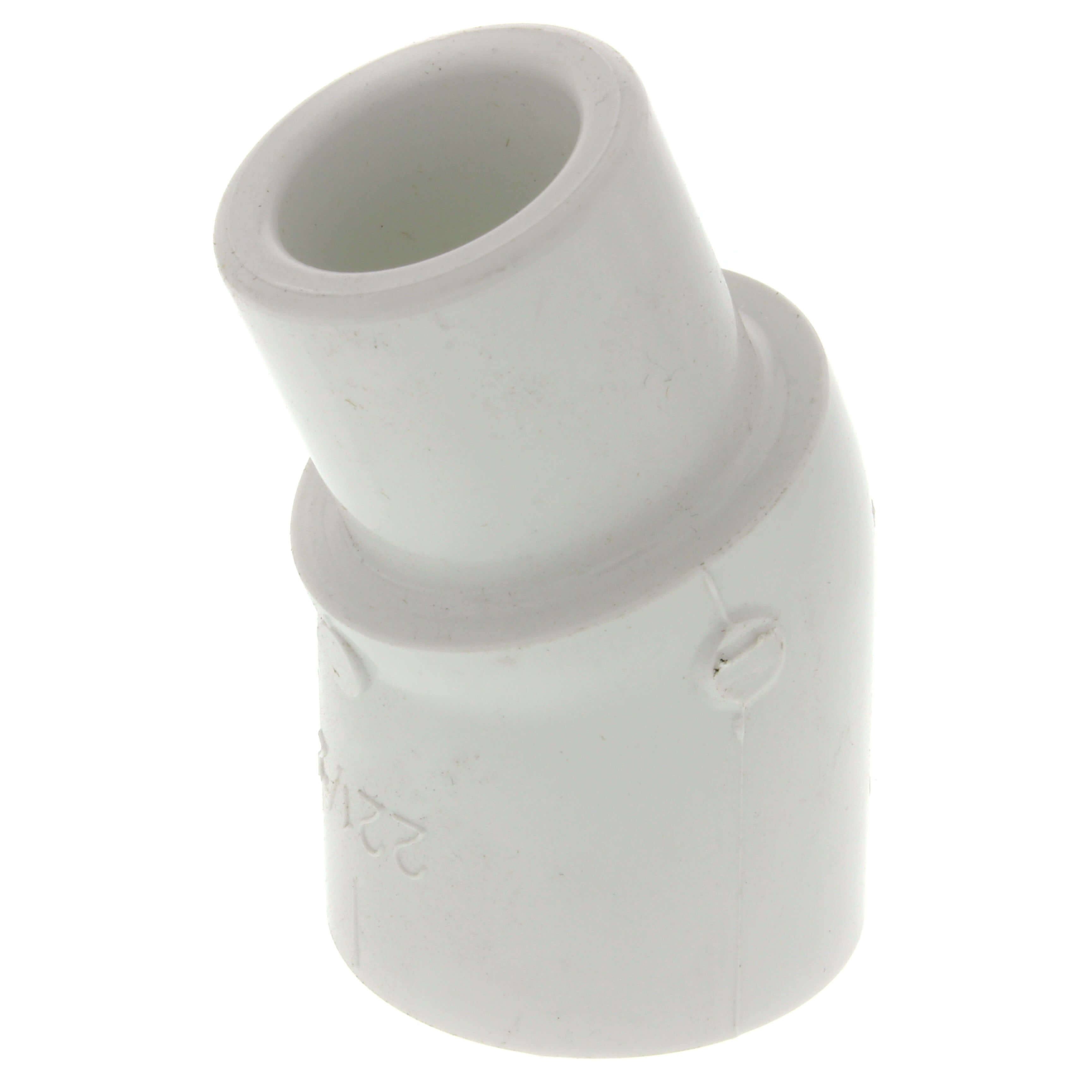 SPEARS VALVES 442-010 22-1/2 Deg. Street Elbow, Spigot x Socket, 1 Size, PVC | BU6VVL