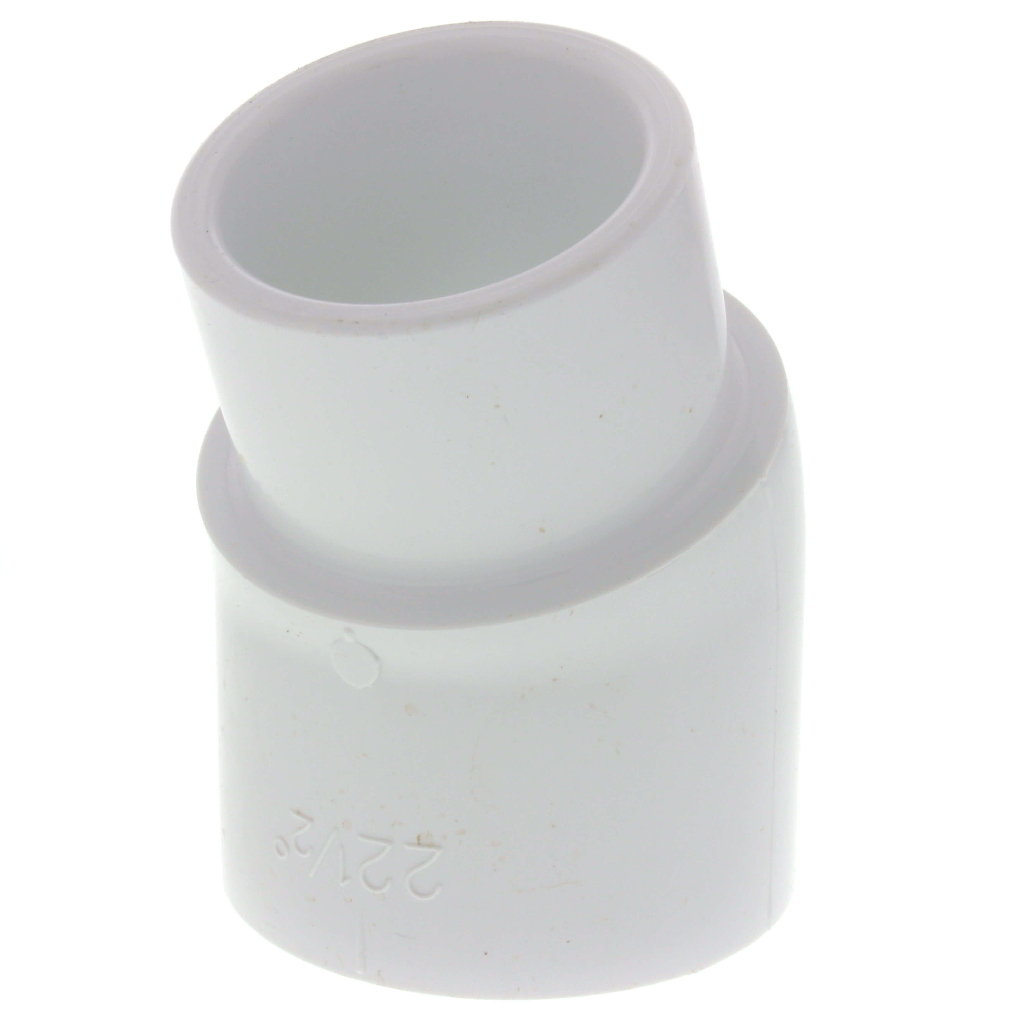SPEARS VALVES 442-020 22-1/2 Deg. Street Elbow, Spigot x Socket, 2 Size, PVC | BU6VVU