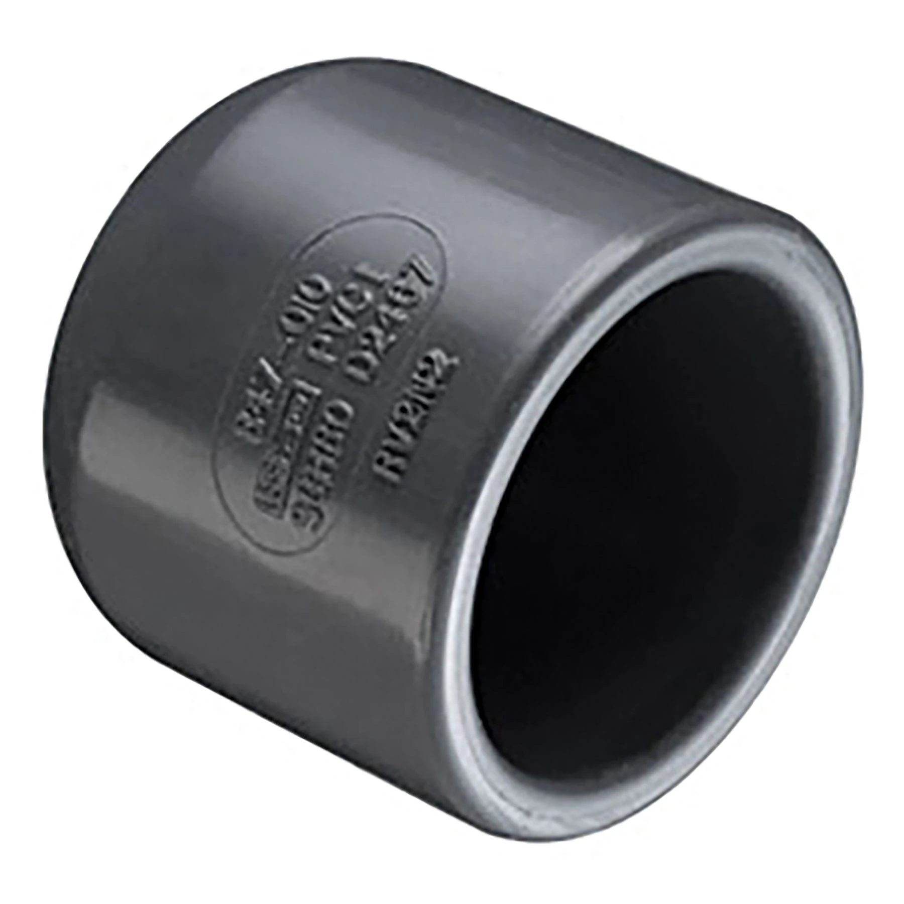 SPEARS VALVES 447-080G Cap, Socket, Gray, 8 Size, PVC | BU6VWU