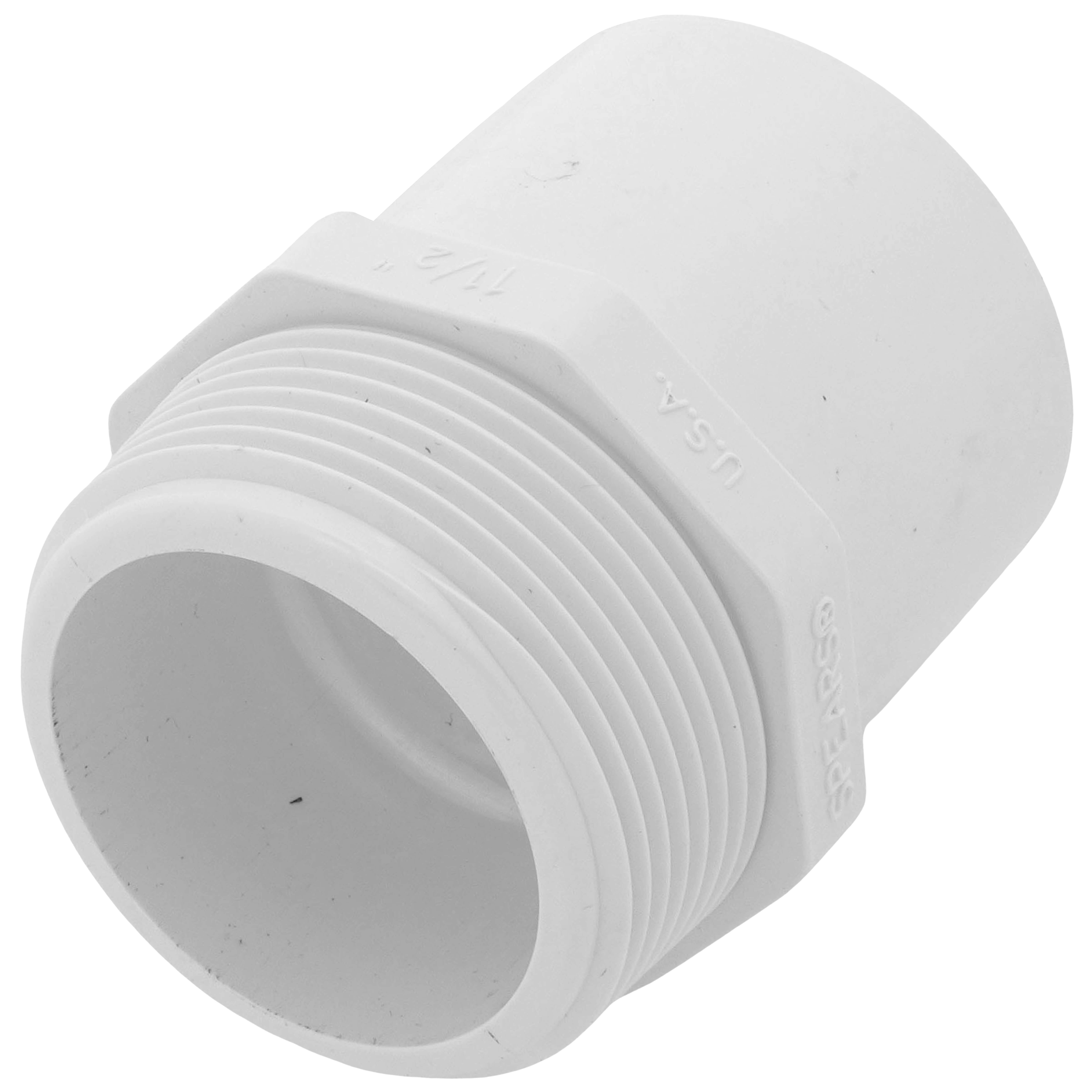 SPEARS VALVES 461-015 Male Adapter, Spigot x MPT, 1-1/2 Size, PVC | BU7KKX