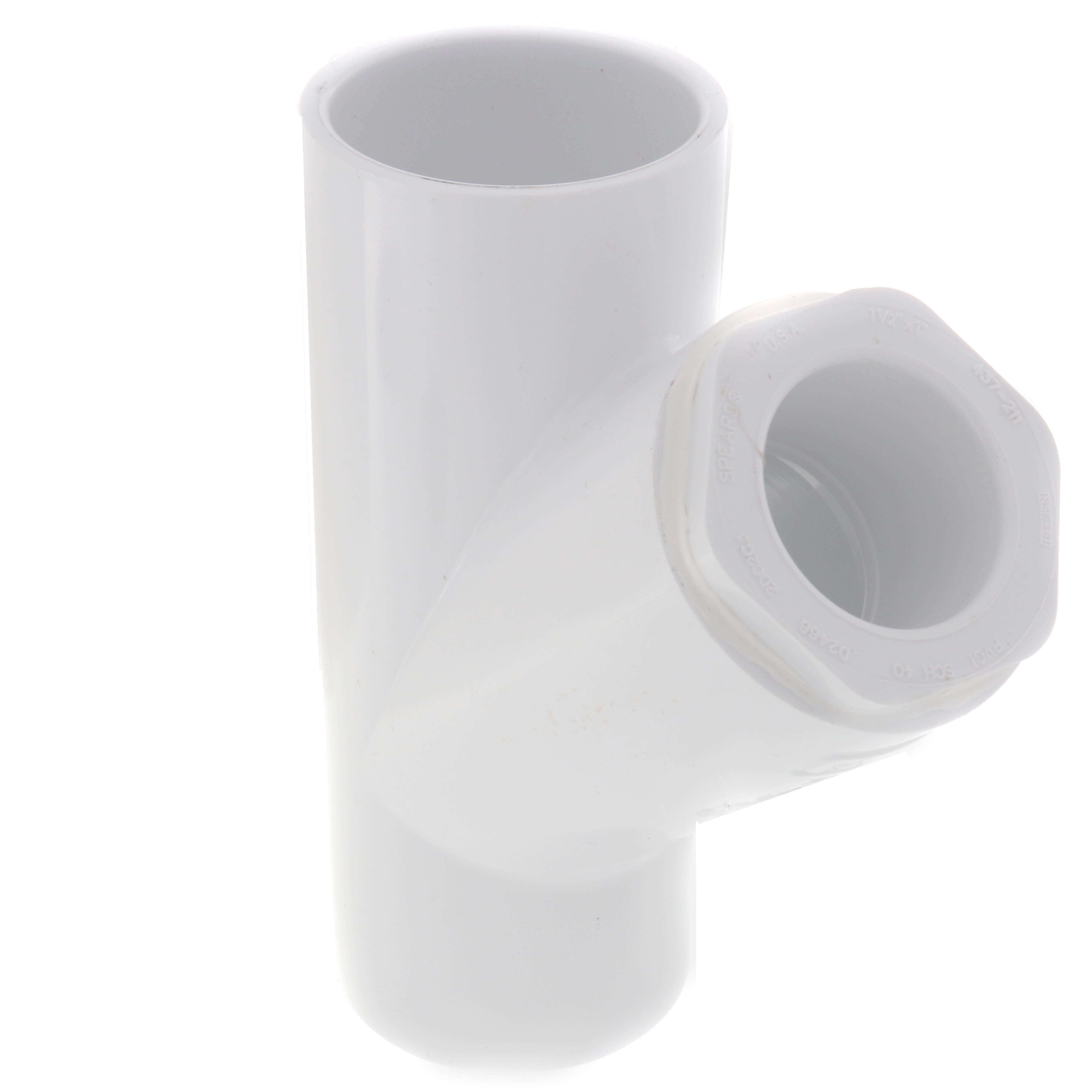 SPEARS VALVES 475-211 Reducer Wye, Socket, 235 PSI, 1-1/2 x 1 Size, PVC | BU6XRE