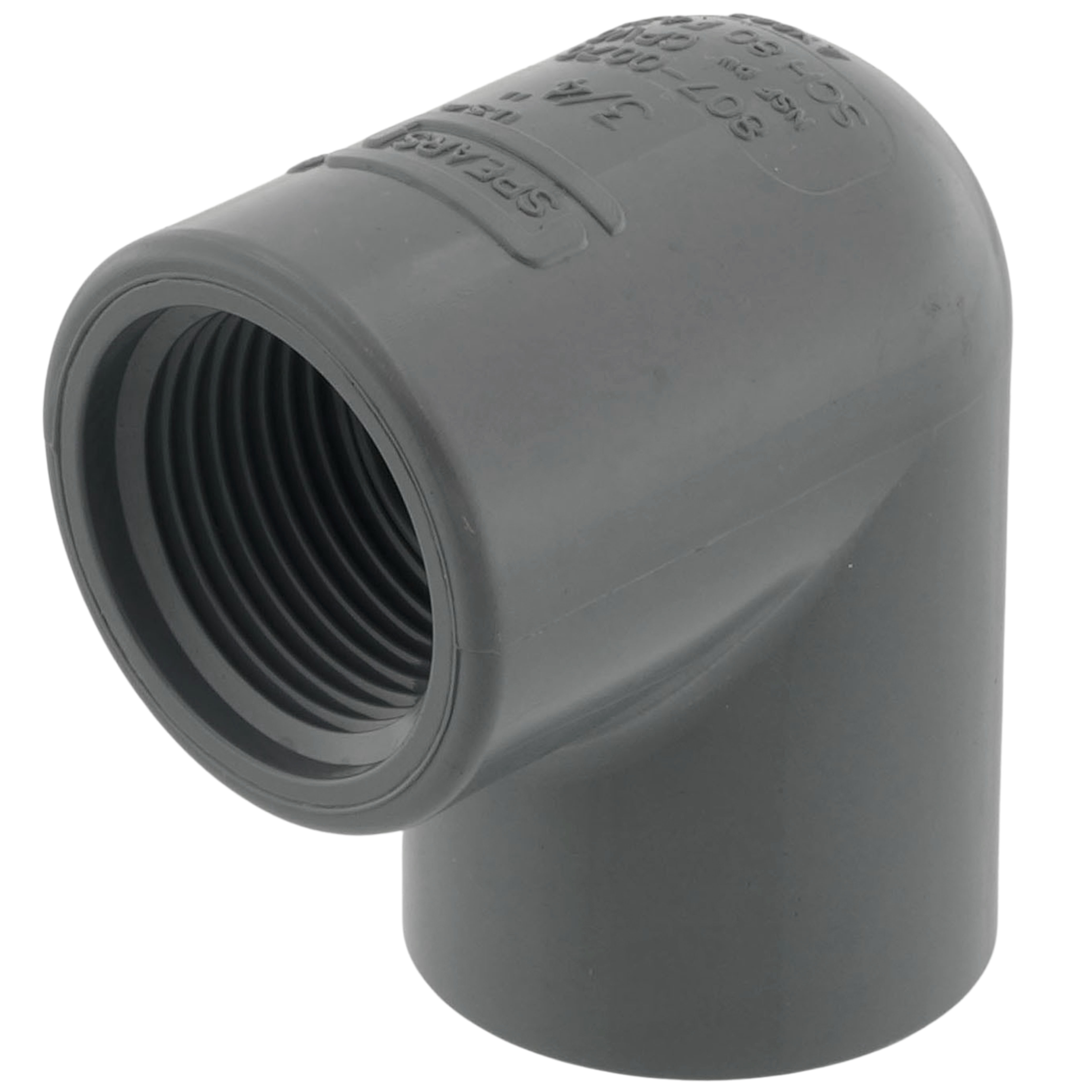 SPEARS VALVES 807-007C Elbow, 90 Deg., Socket x FPT, Schedule 80, 3/4 Size, CPVC | BU7LTJ