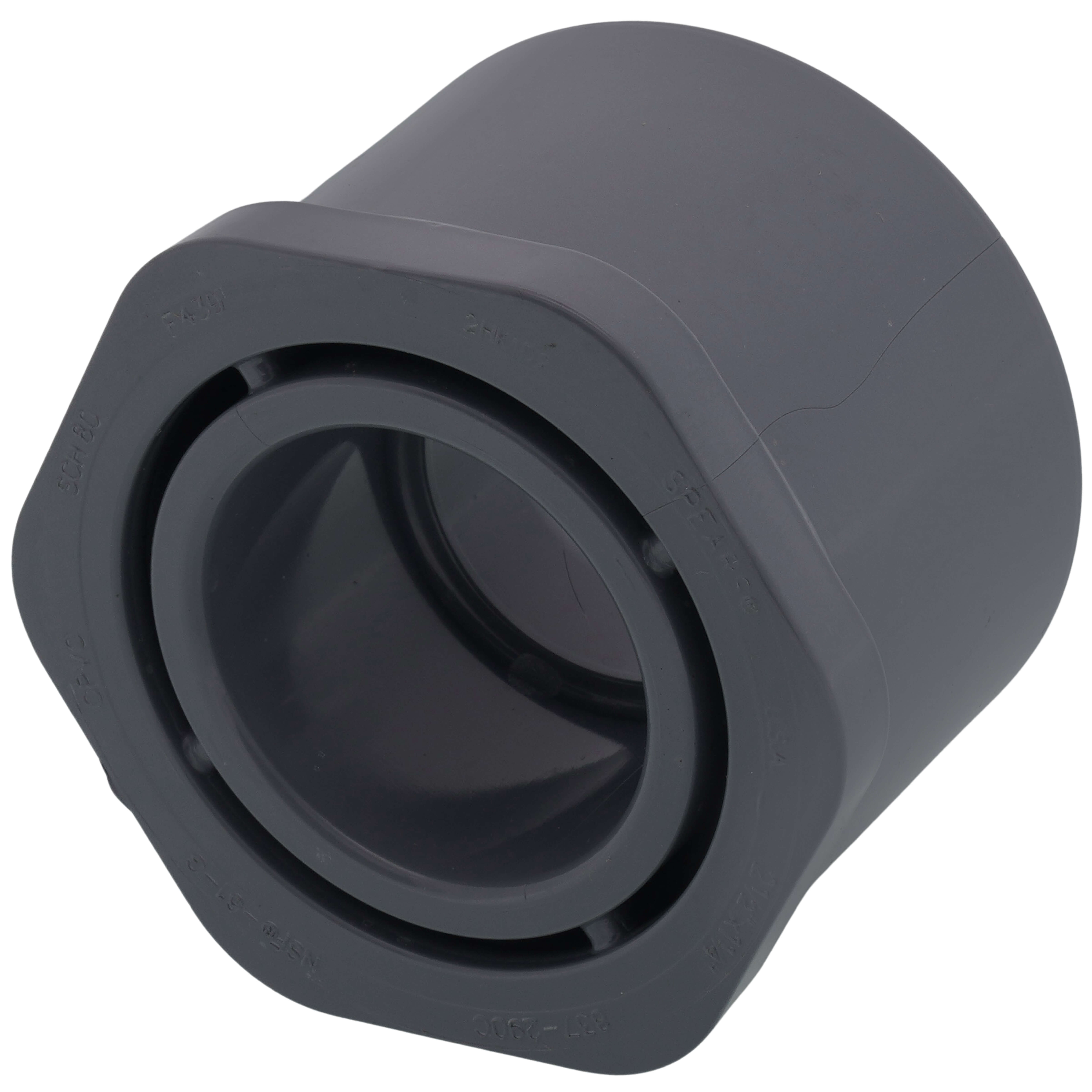 SPEARS VALVES 837-290C Reducer Bushing, Spigot x Socket, Schedule 80, 2-1/2 x 1-1/4 Size, CPVC | BU7DFQ