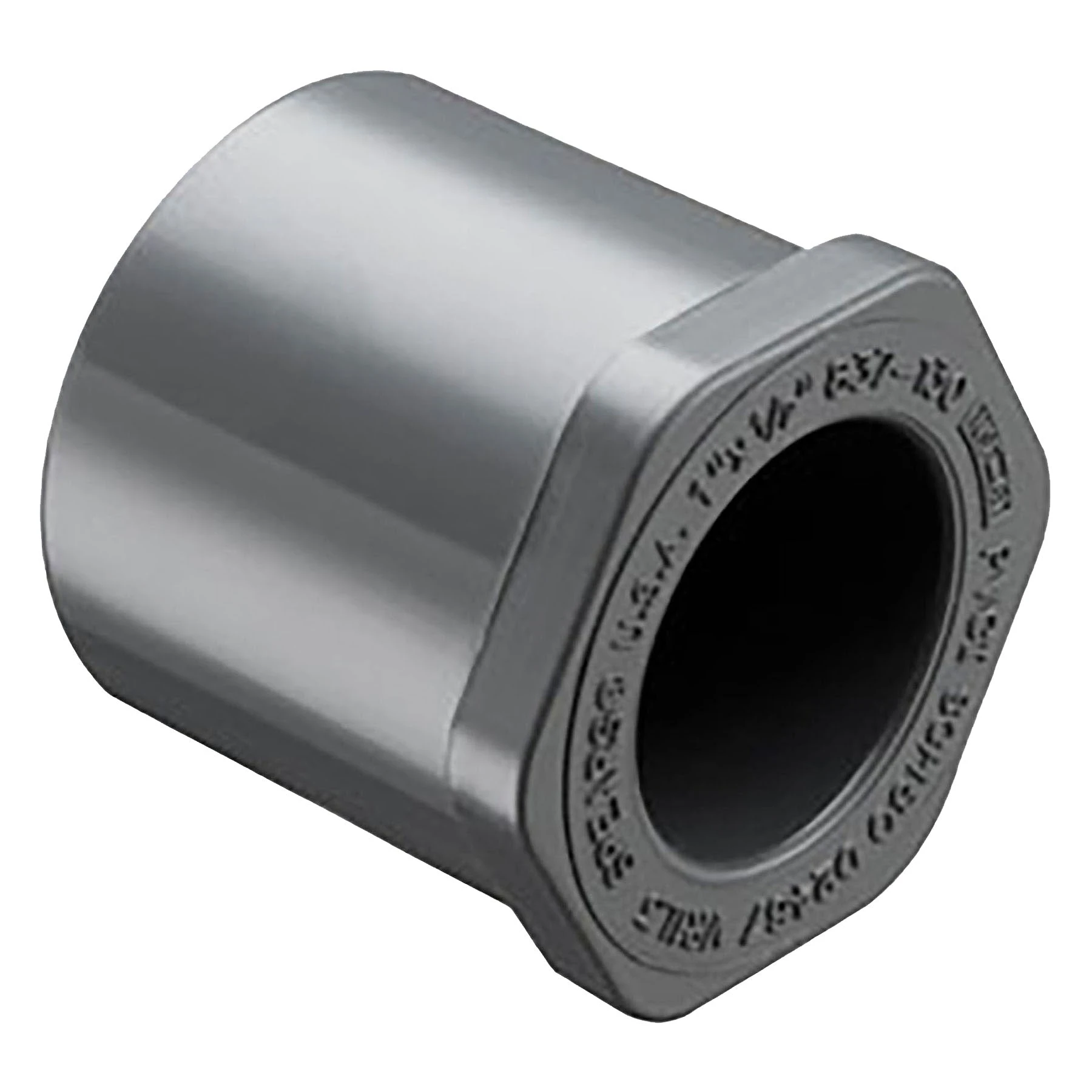 SPEARS VALVES 837-528 Reducer Bushing, Spigot x Socket, Schedule 80, 6 x 2 Size, PVC | BU7KLR