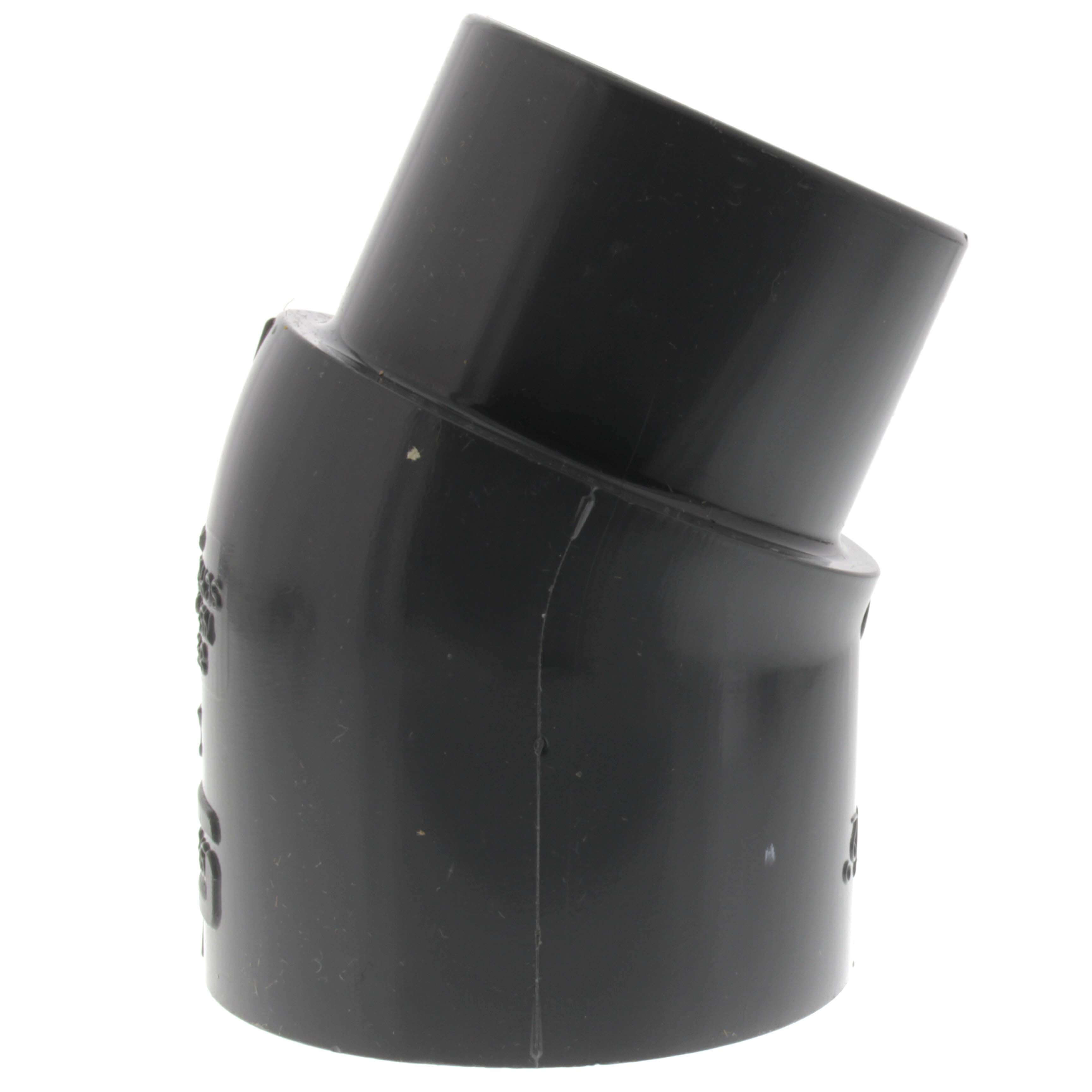 SPEARS VALVES 842-080 Street Elbow, 22-1/2 Deg., Spigot x Socket, Schedule 80, 8 Size, PVC | BU7DUN