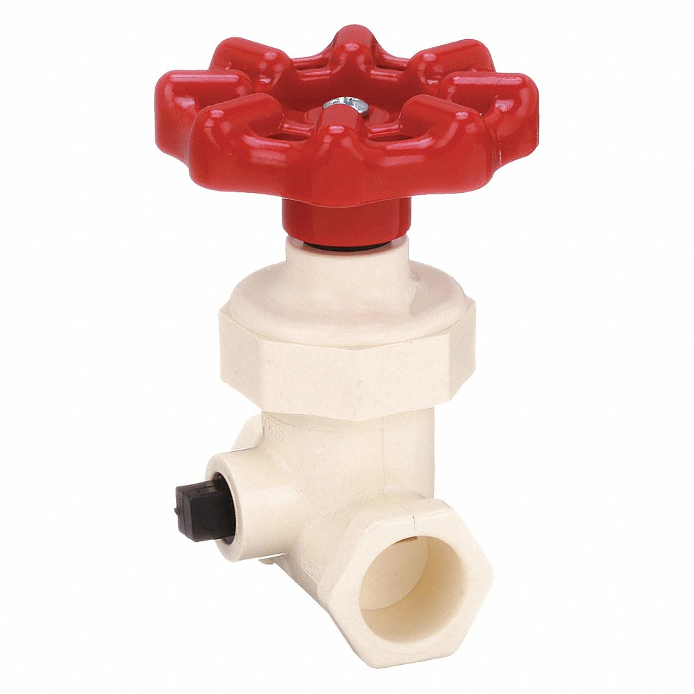 SPEARS VALVES 8422W-005 Stop and Waste Valve, Socket, 1/2 Inch Size, CPVC | CA6PRQ