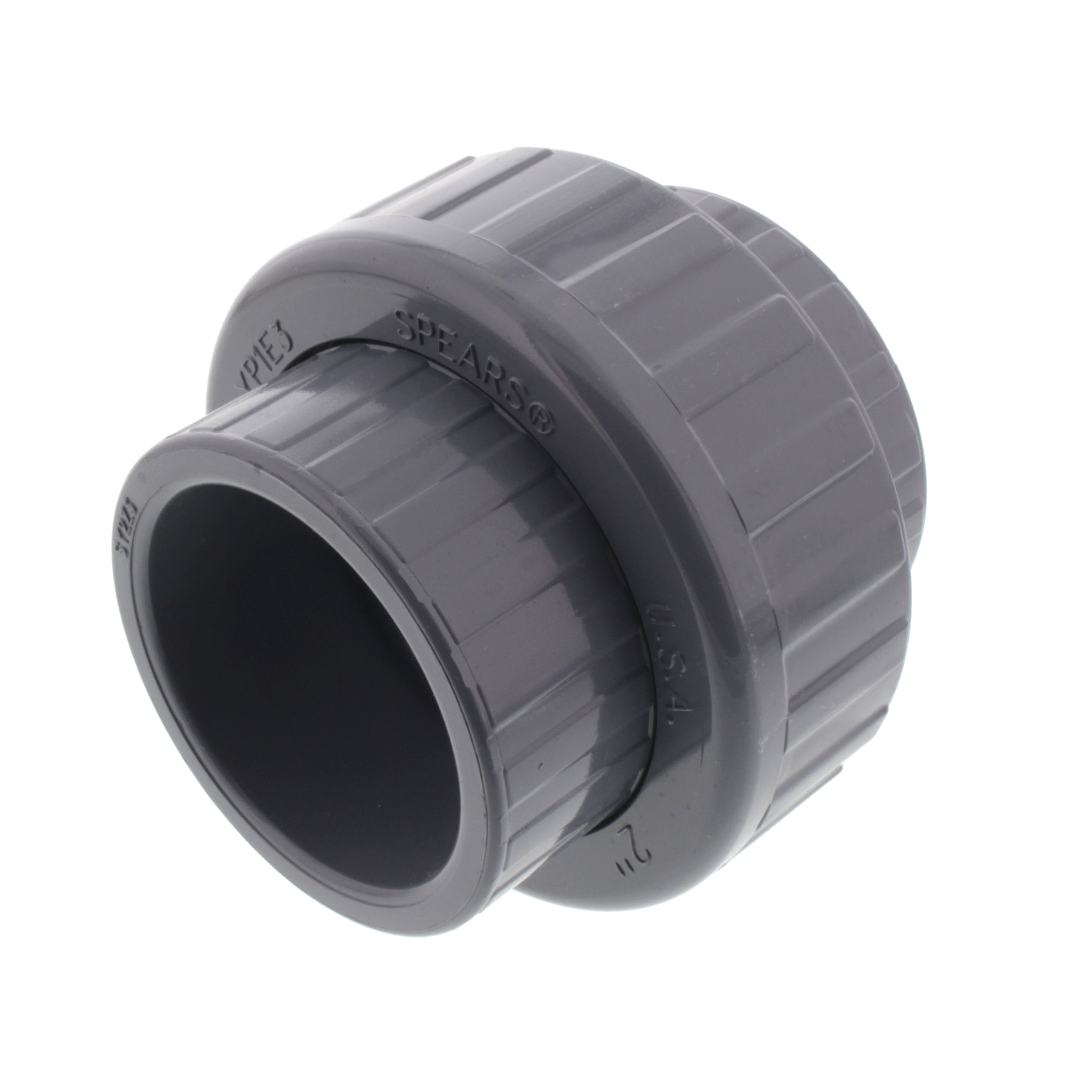 SPEARS VALVES 857-020C Union, Socket x Socket, FKM, 2 Size, CPVC | BU7NKR