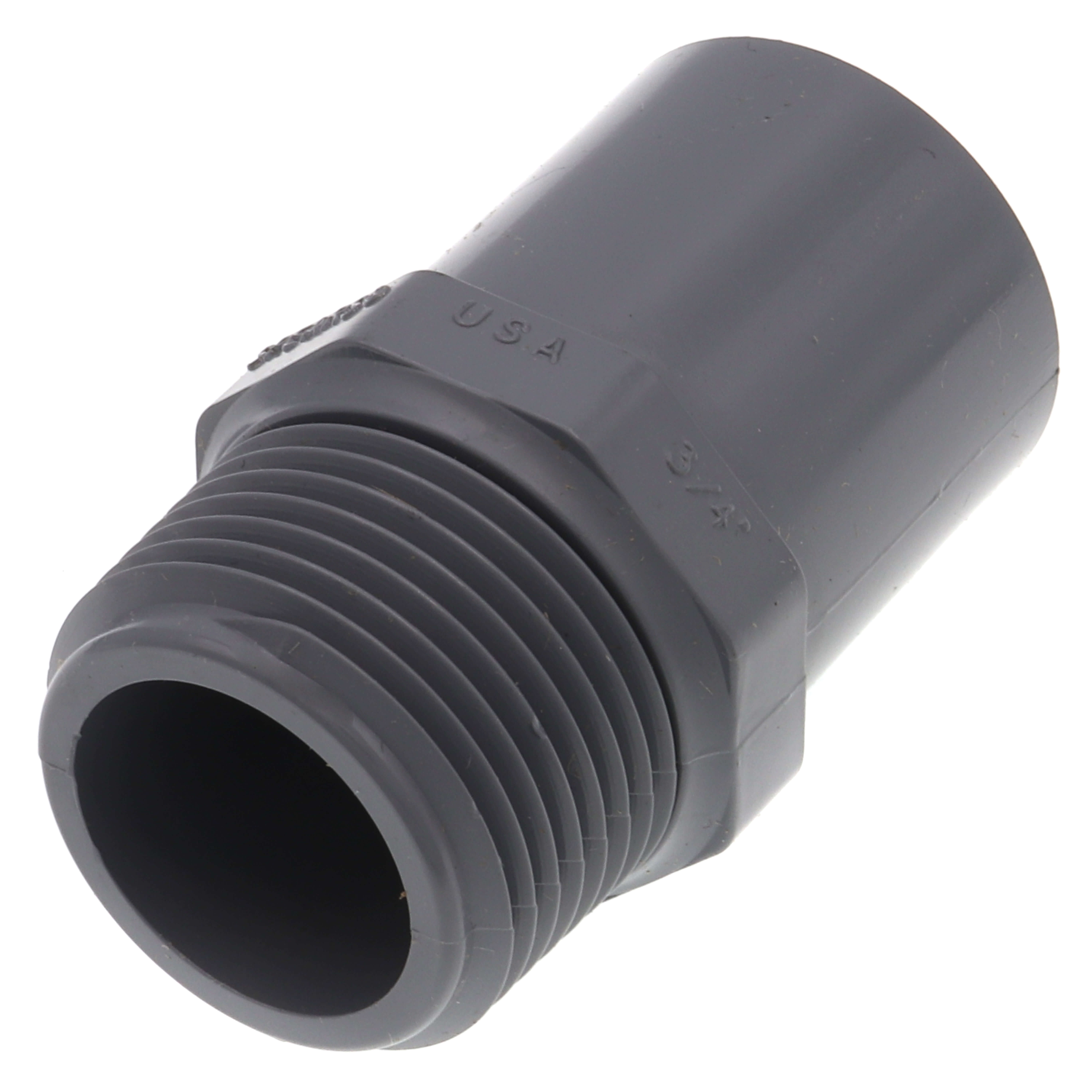 SPEARS VALVES 861-007C Male Adapter, Spigot x MPT, Schedule 80, 3/4 Inch Size, CPVC | BU7ENE