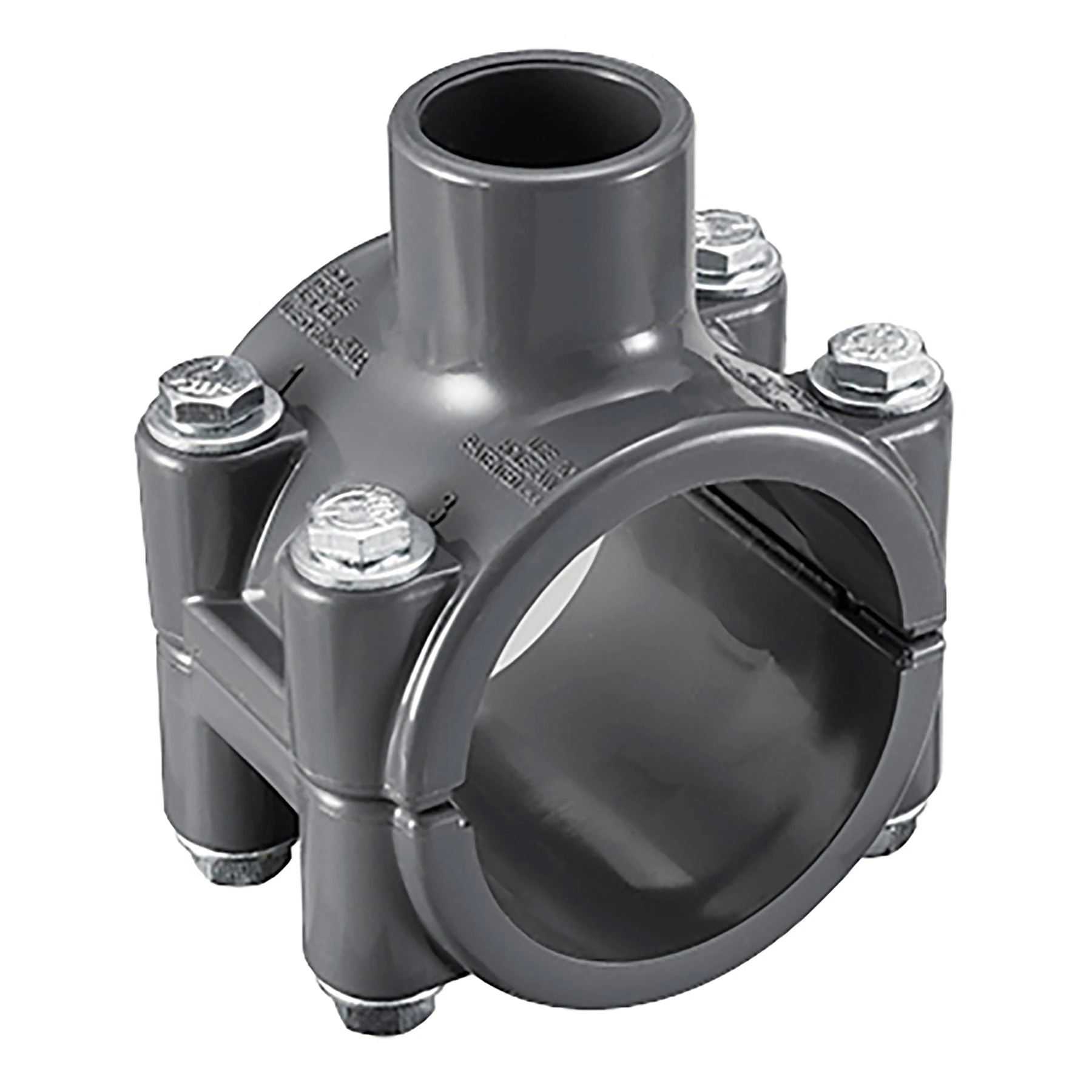 SPEARS VALVES 867SV-422SR Special Reinforced Clamp-On Saddle, FKM, SS, 4 x 3 Inch Size, PVC | BU7FMR