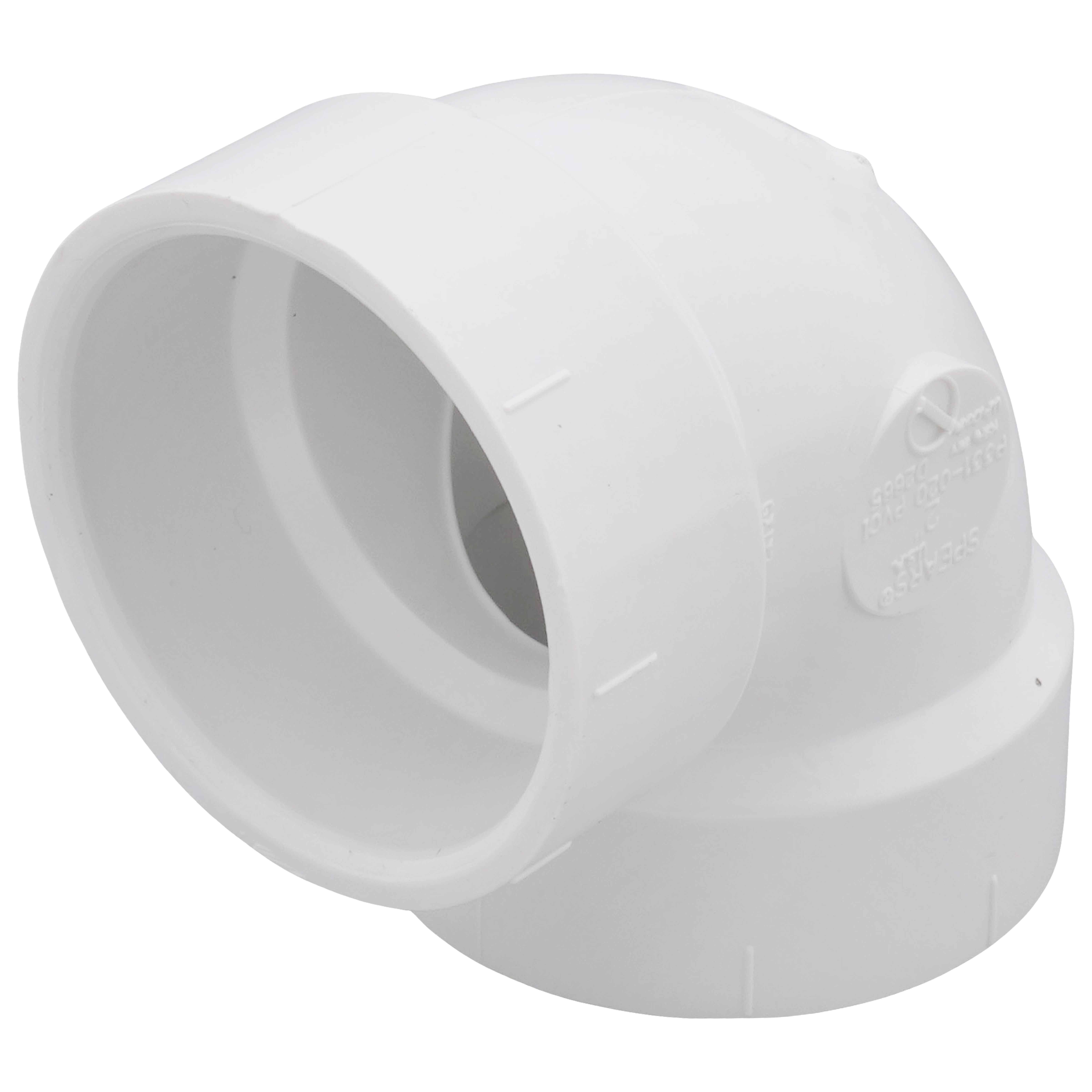SPEARS VALVES P331-020 Drain Waste Vent Elbow, Hub x Hub, 2 Size, PVC | BU8ABW