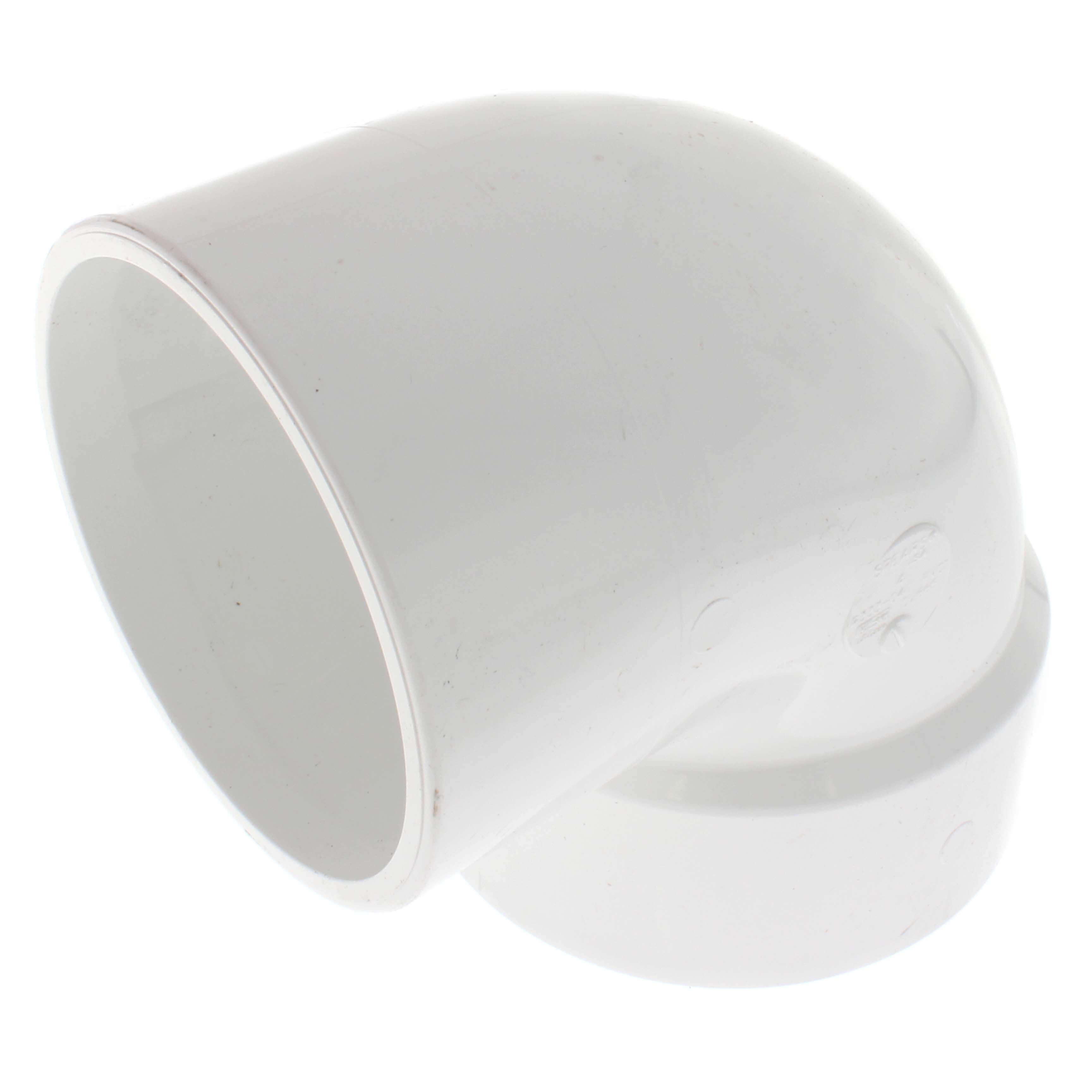 SPEARS VALVES P333-040 Drain Waste Vent Street Elbow, Hub x Spigot, 4 Size, PVC | BU7NZG