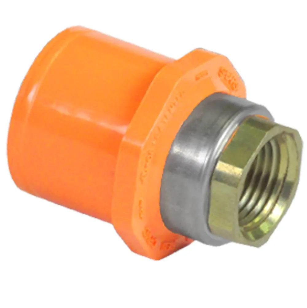 SPEARS VALVES R4235-101 Female Adapter, Socket x FPT, With Positioner, Brass, 3/4 x 1/2 Size, CPVC | BU8BPQ