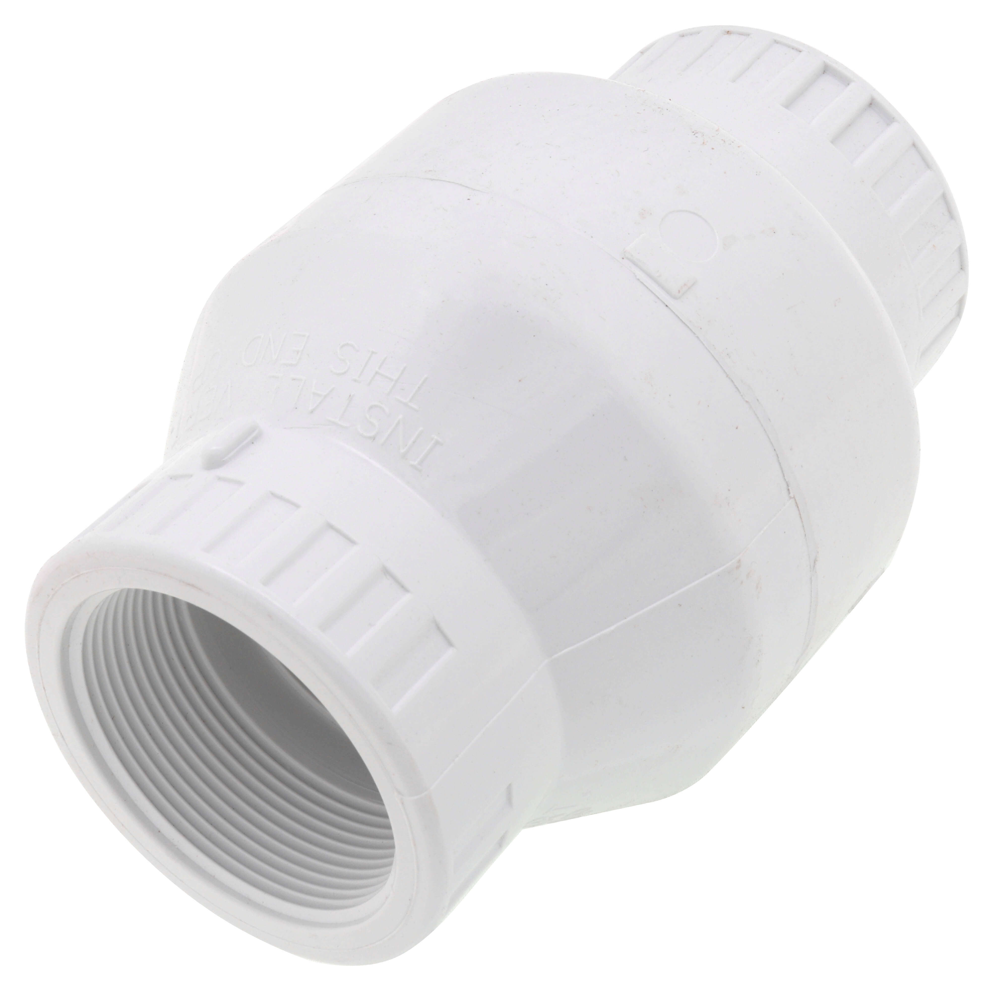 SPEARS VALVES S1520-20F Utility Swing Check Valve, Threaded, 2 Size, PVC, EPDM | CB3XPN