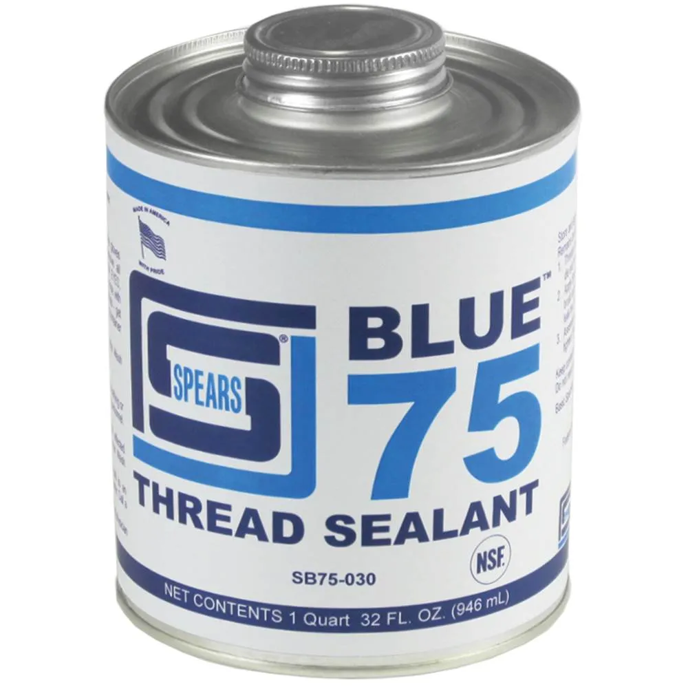 SPEARS VALVES SB75-010 Thread Sealant, 1/2 PintSize | BY3CMX