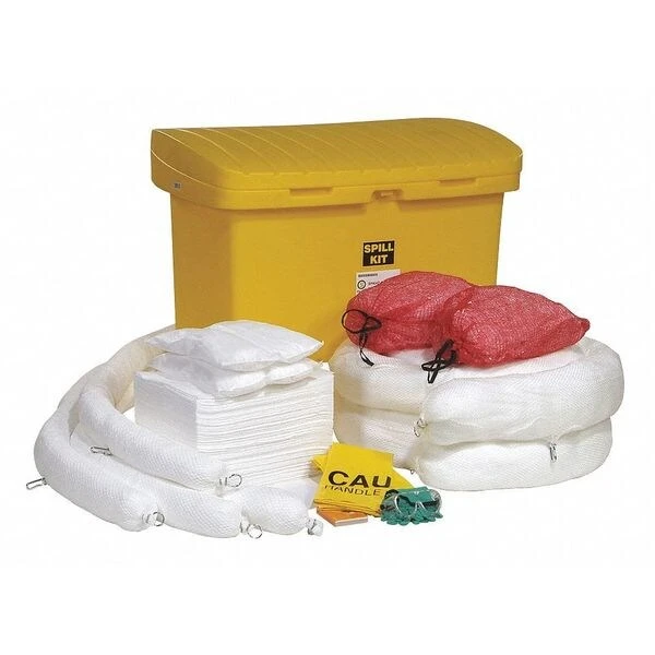 Spill Kit, Wheeled Cart, Oil-Based Liquids