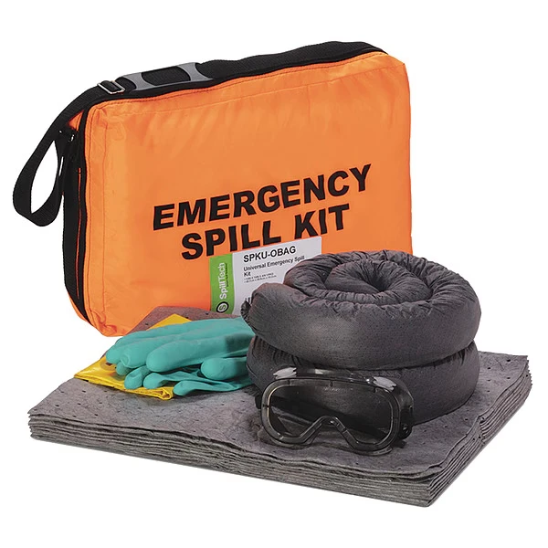 Spill Kit/Station, Bag, Universal, 4.7 gal