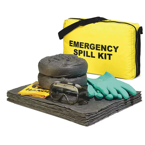 Spill Kit/Station, Bag, Universal, 4.7 gal