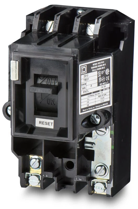 Non-Reversing Starter, 2 Pole, 600 V, 2510 Frame Type