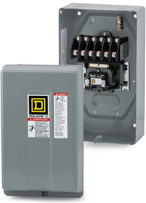 Lighting Contactor, 6 Pole, 30 A, 600 V