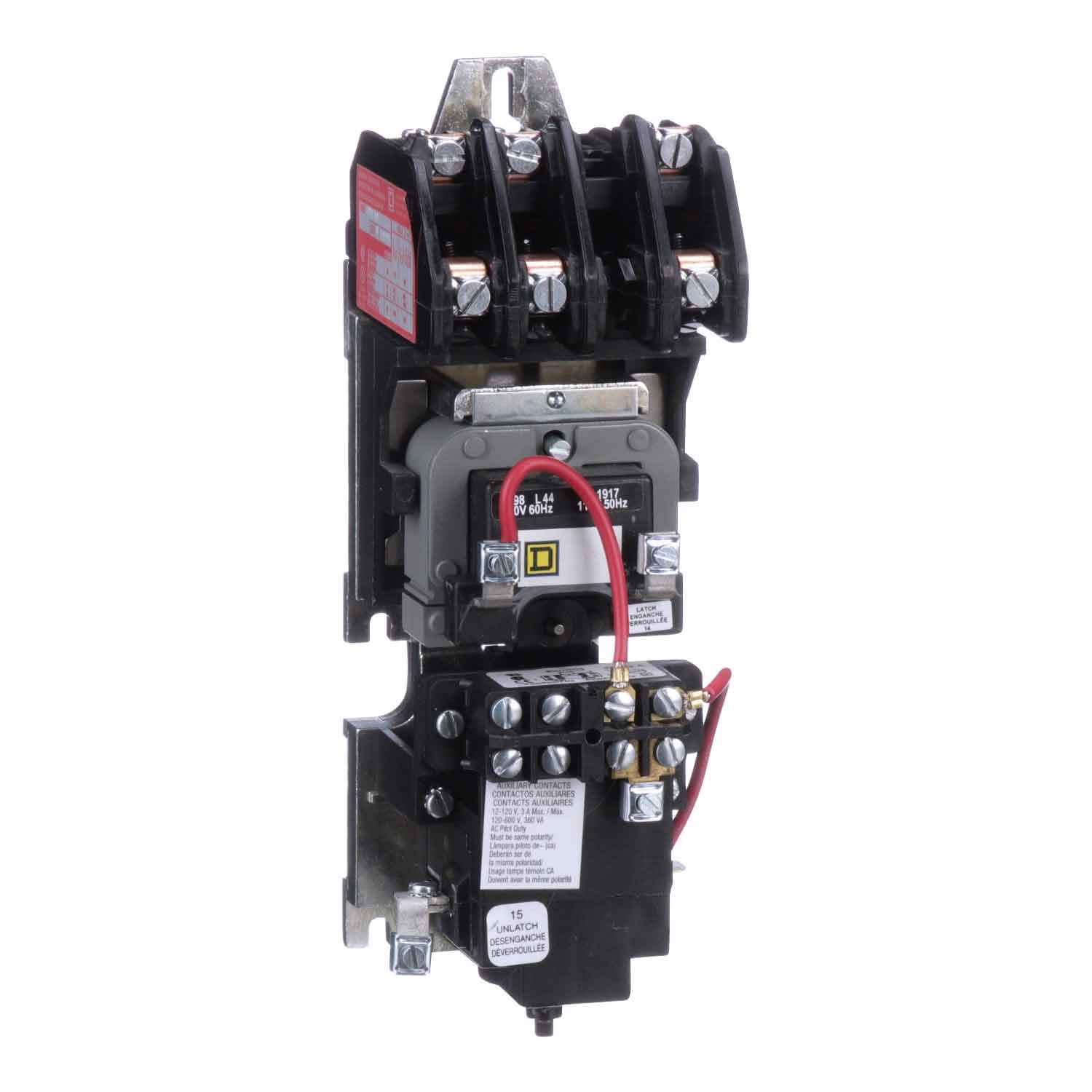 Lighting Contactor, 3 Pole, 30 A, 600V, 8903 Frame Type