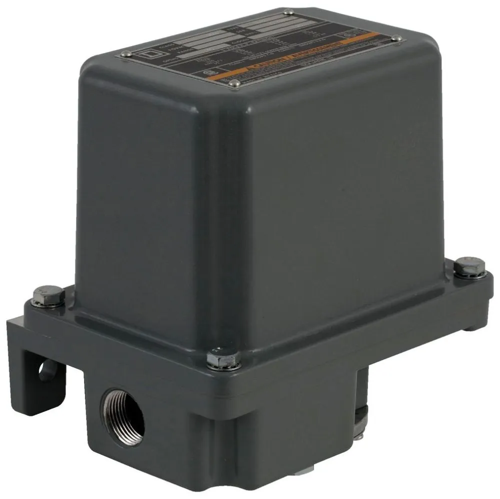 SQUARE D 9013GSR2J21 Pressure Switch 575Vac 5Hp G +Options | CU4GEV 48P532