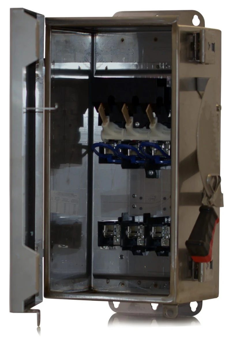 Switch, 60A, 600V, 3 Pole, Fusible, H Frame Type