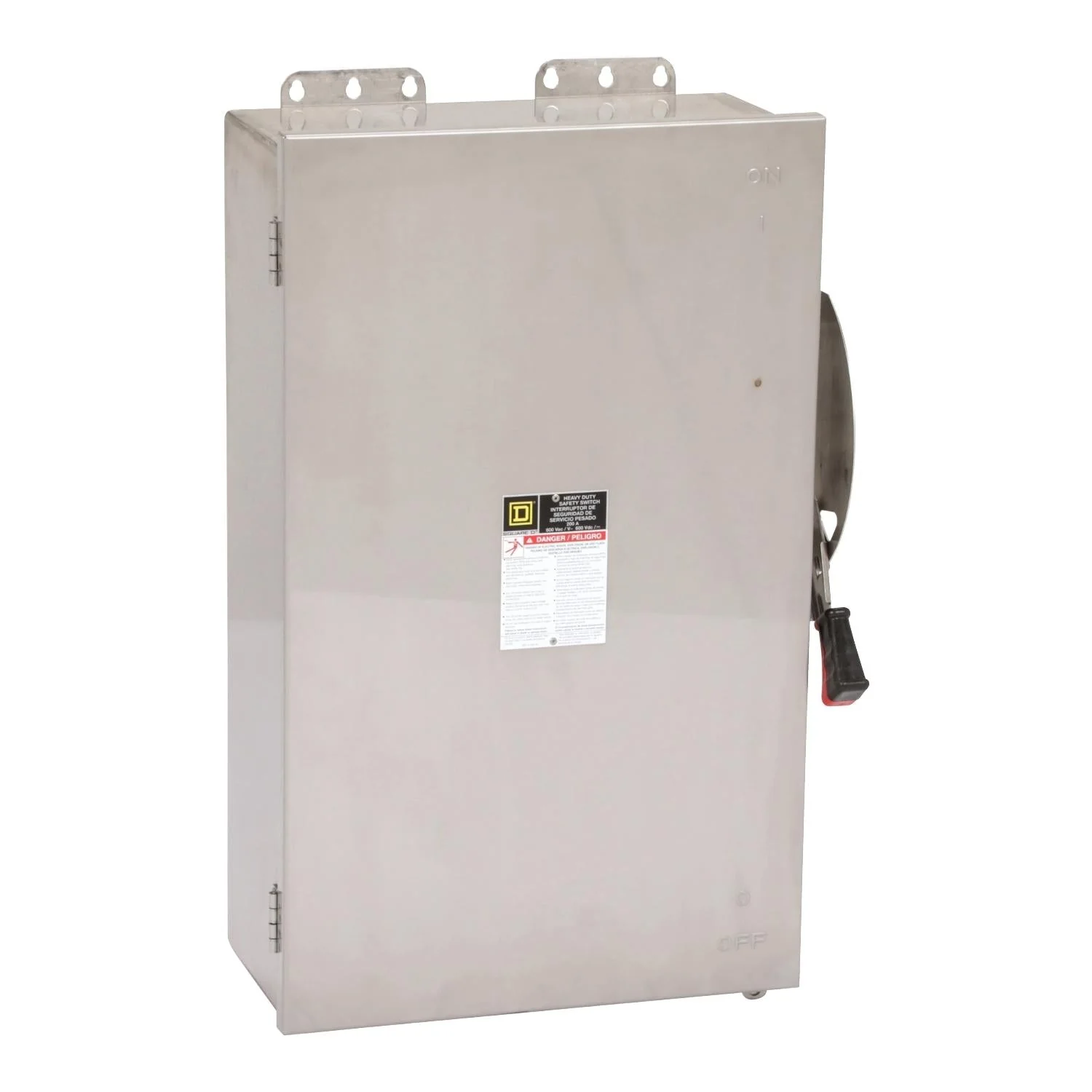 Switch, 200A, 600V, 3 Pole, Non-Fusible, HU Frame Type