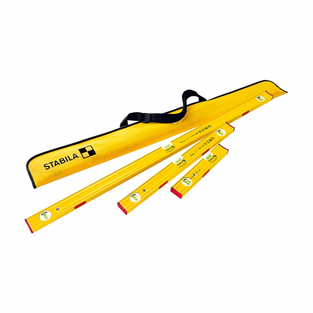 Magnetic Torpedo Pro-Set, 2ft, 4ft, Level & Plumb, Torpedo, Top & Side Read, Aluminium