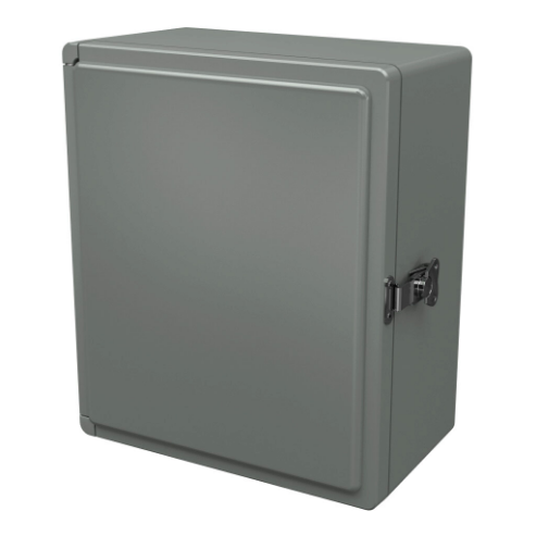 STAHLIN CL1311HLL Enclosure, 13 x 11 x 6 Inch Size, Wall Mount, Fiberglass Reinforced Polyester, Gray | CV7JWU