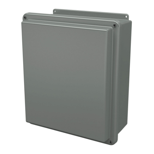 STAHLIN RJ1614W Enclosure, 16 x 14 x 7 Inch Size, Wall Mount, Fiberglass Reinforced Polyester, Gray | CV7LHQ