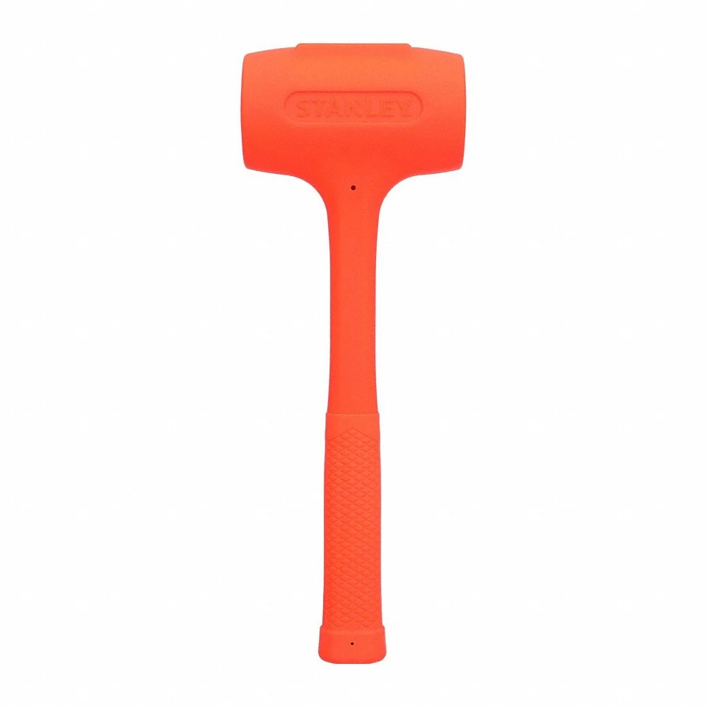 Dead Blow Hammer, Steel Handle, 3 1/4 lb Head Wt, 2 7/8 Inch Hammer Face Dia, 15 Inch Lg