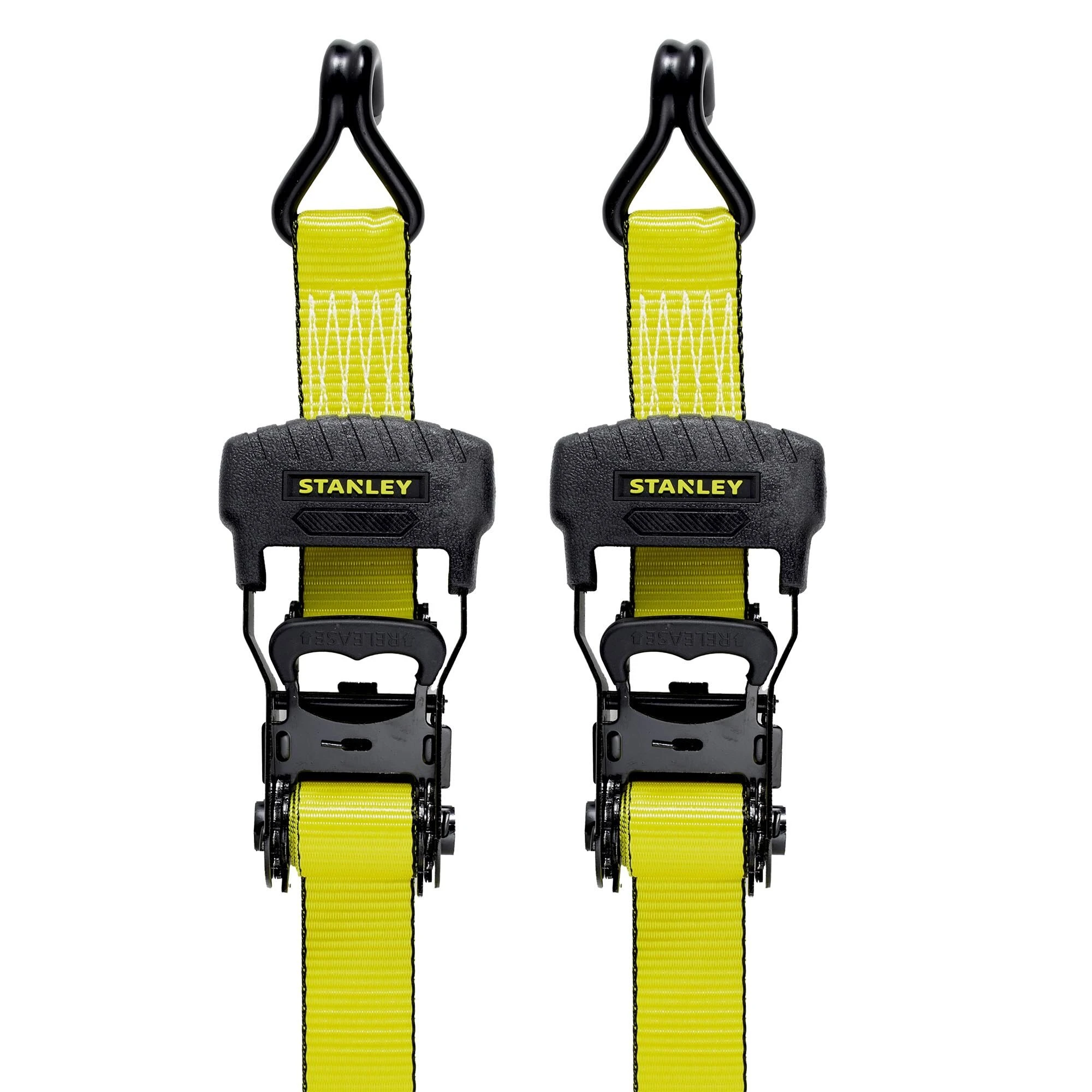 16 Feet x 1.5 Inch Ratchet Strap, 3300 lb, 2PK