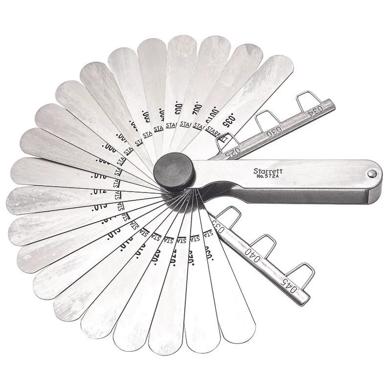 STARRETT 572A Thickness Gage 22 Straight Leaves | AC4HJF 2ZVE4 / 57098