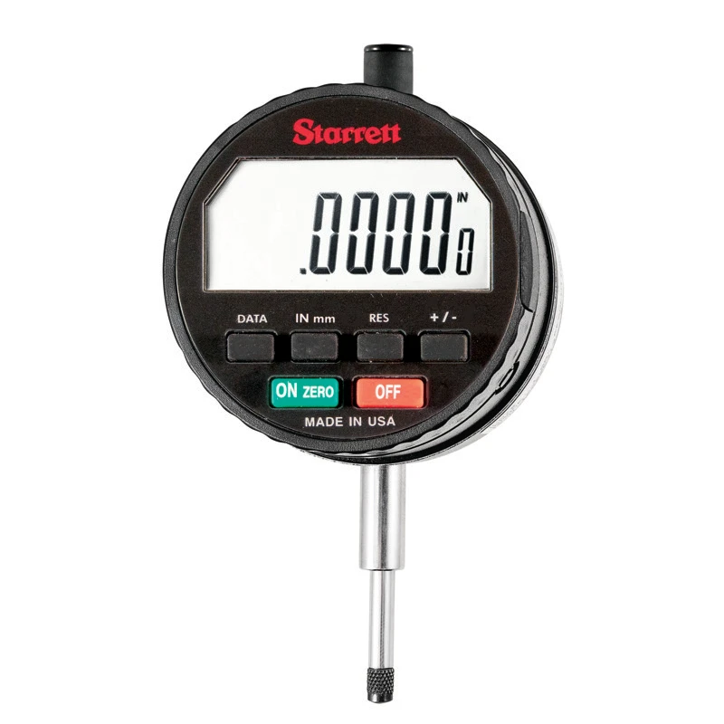 Digital Indicator, 0 Inch-0.6 Inch /0 mm-15 mm, Inch/Metric, +/-0.0002 Inch Accuracy, IP54