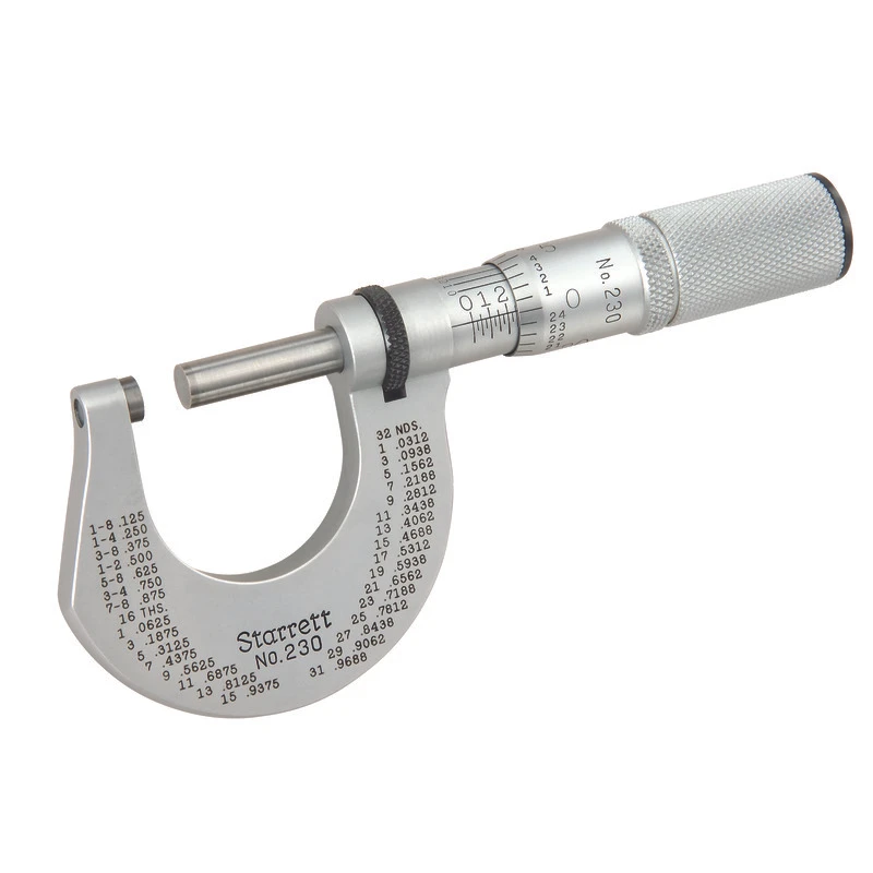 Outside Micrometer, 0-1 Inch Range