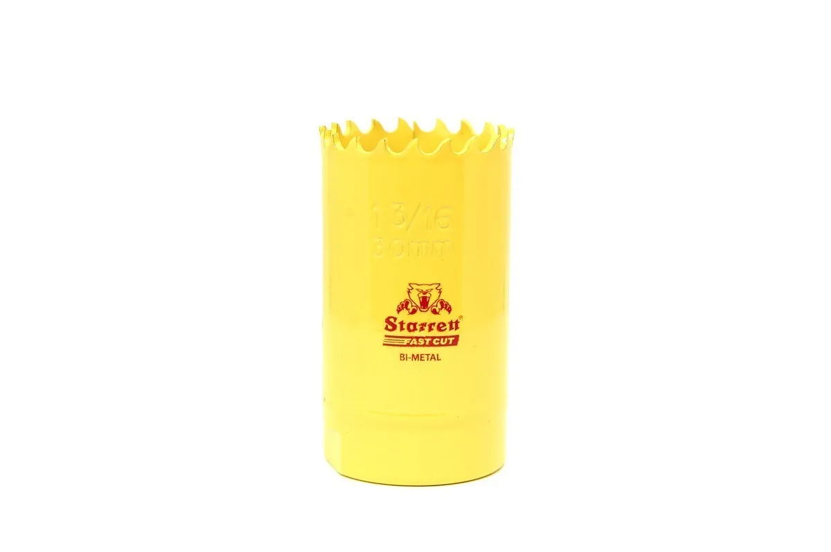 Fast Cut Hole Saw, 30 mm Dia., Yellow