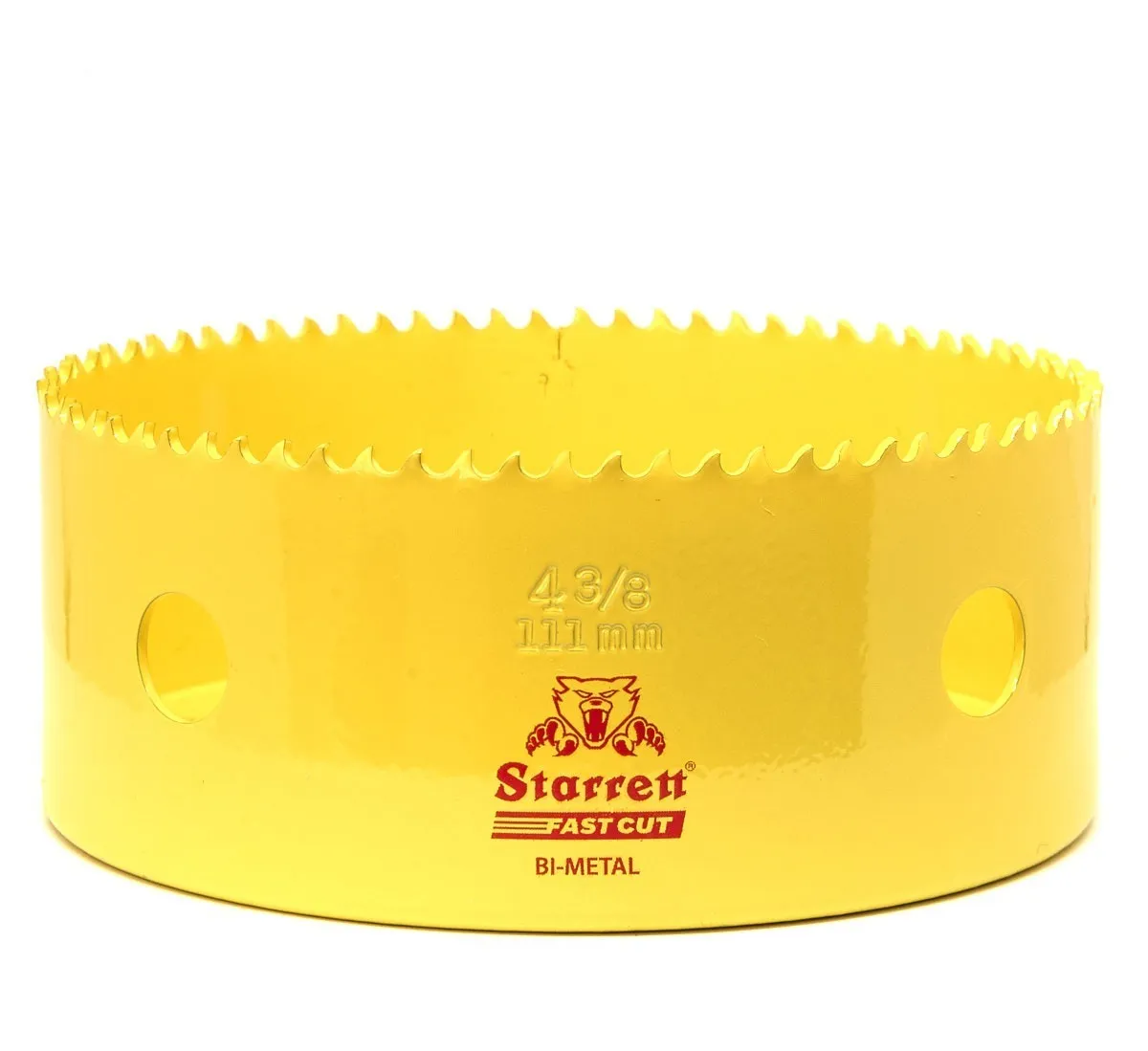 Fast Cut Hole Saw, 111 mm Dia., Yellow