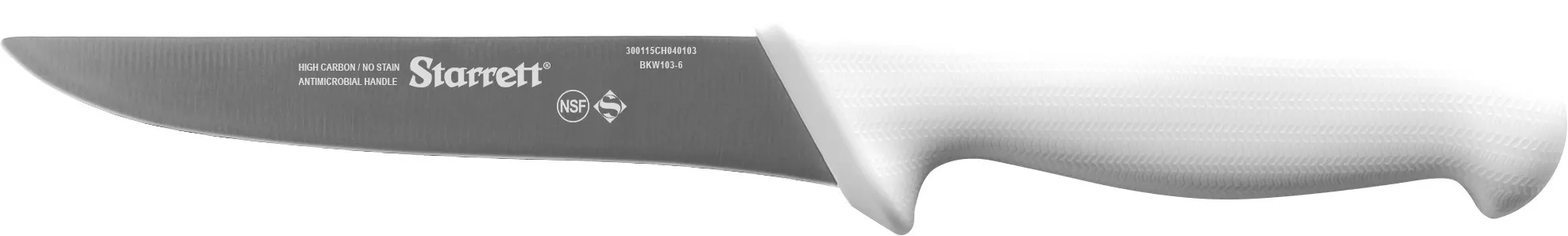 Boning Knife, Wide Straight, 150 mm Size, Size, White