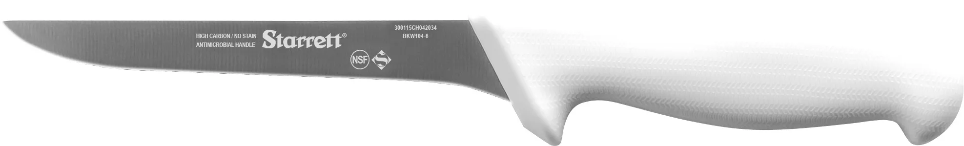 Boning Knife, Narrow Straight, 150 mm Size, Size, White