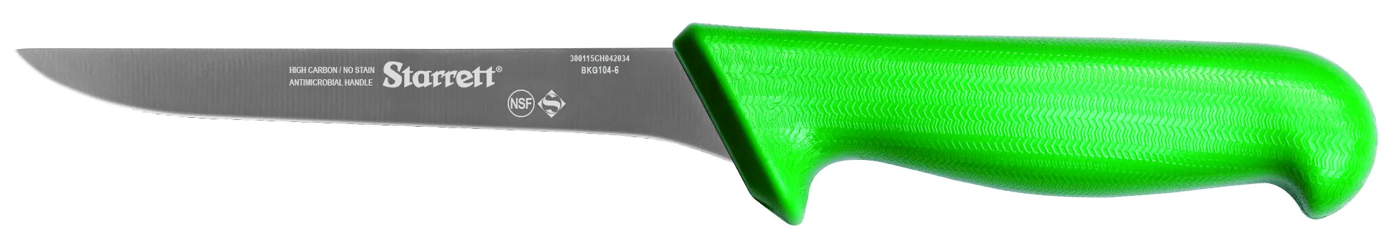Boning Knife, Narrow Straight, 150 mm Size, Green