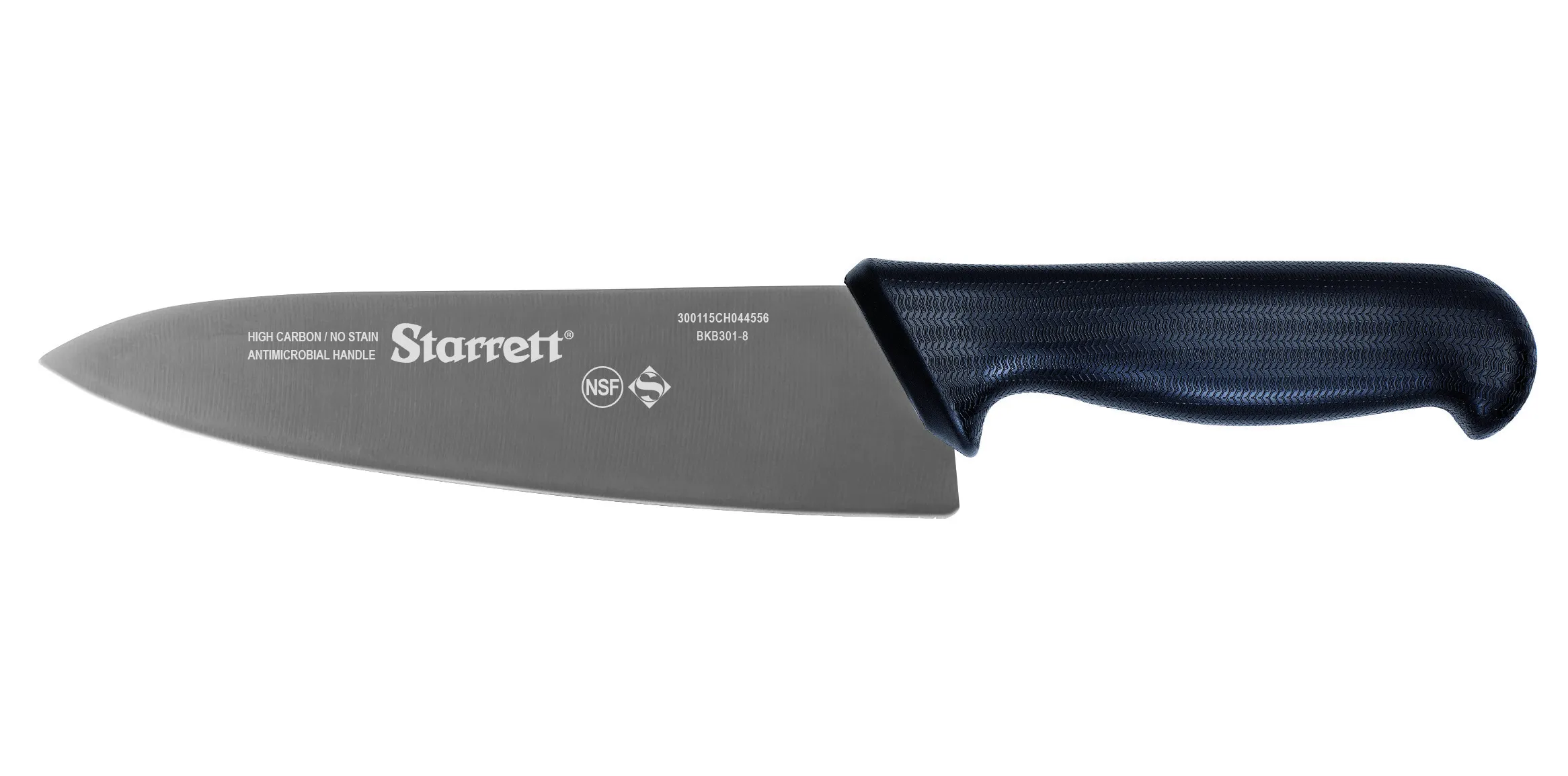 Chef Knife, Wide Triangular, 200 mm Size, Black