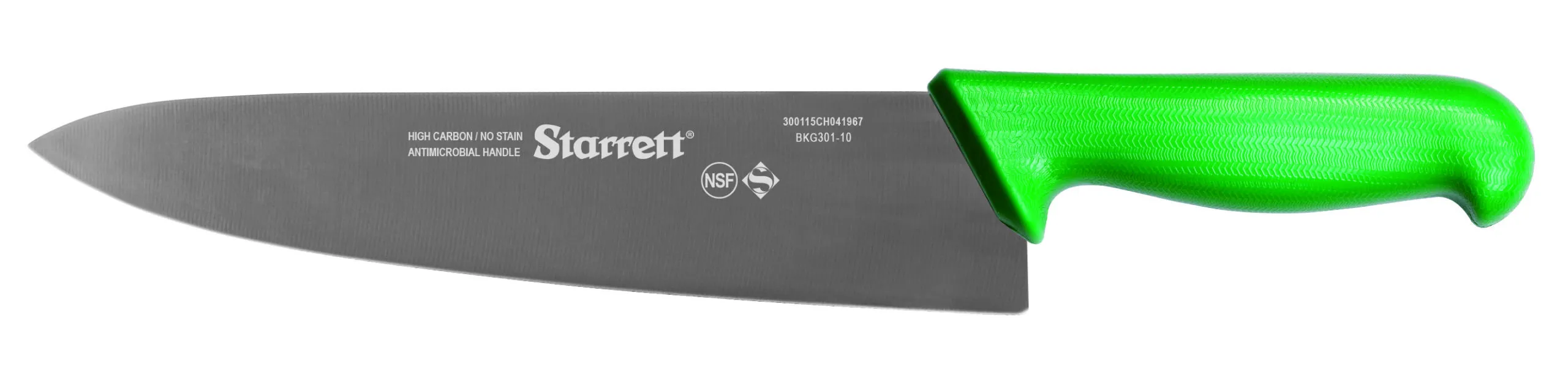 Chef Knife, Wide Triangular, 250 mm Size, Green