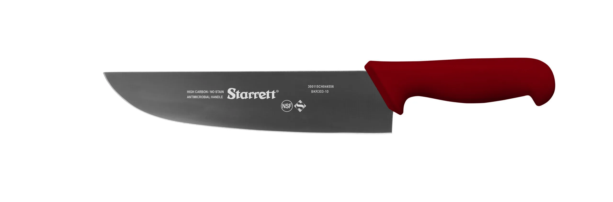 Chef Knife, Wide Straight, 250 mm Size, Red