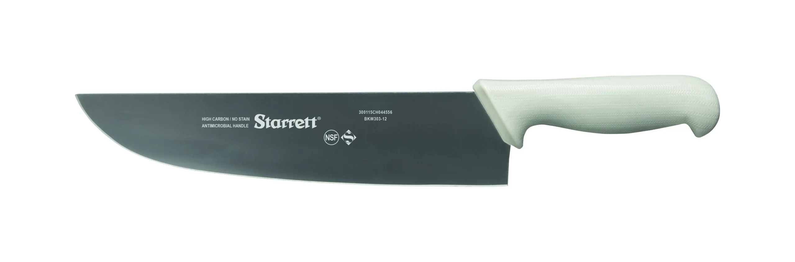 Chef Knife, Wide Straight, 300 mm Size, White
