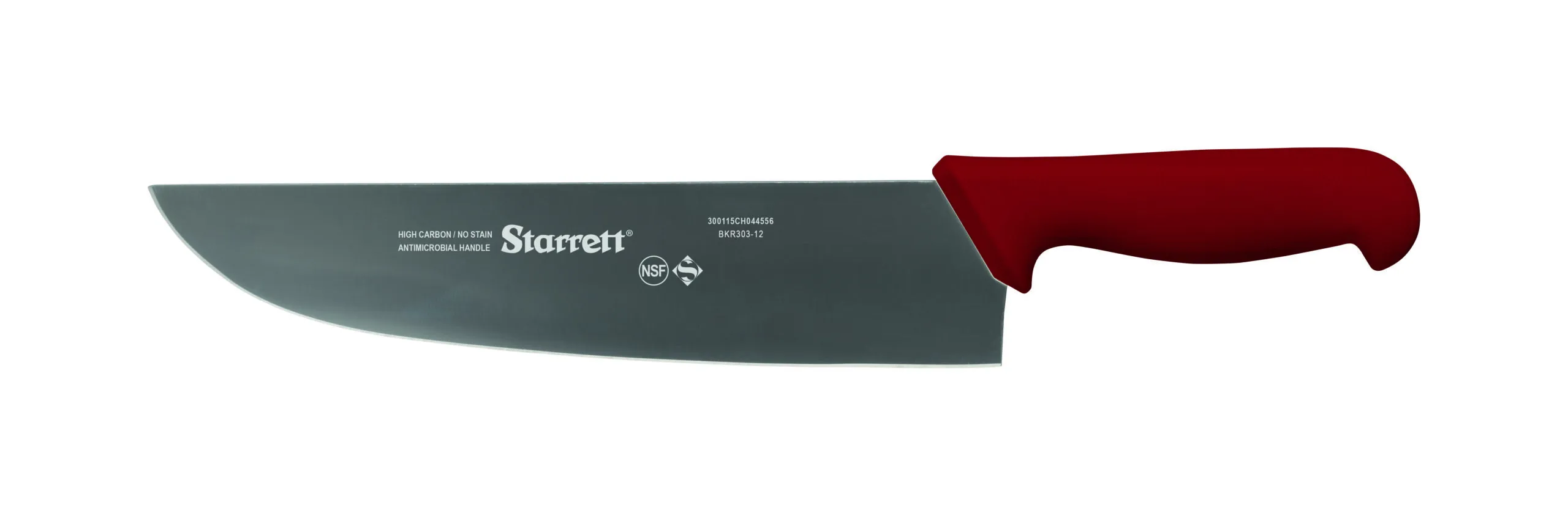 Chef Knife, Wide Straight, 300 mm Size, Red