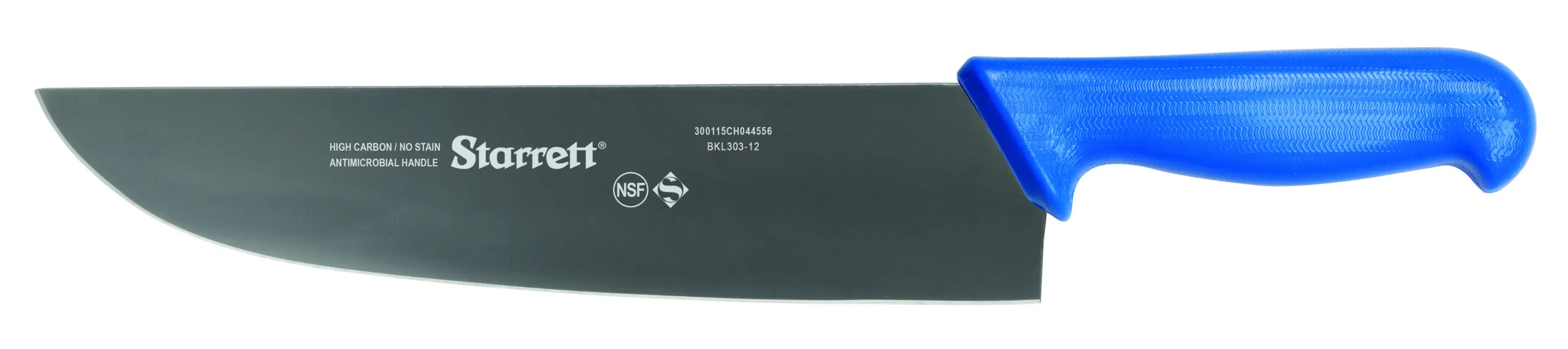 Chef Knife, Wide Straight, 300 mm Size, Blue