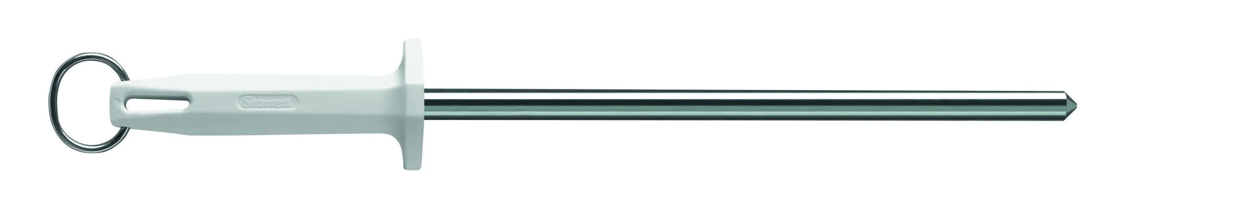 Knife, Steel, Fine Finish, 250 mm Size, White Handle